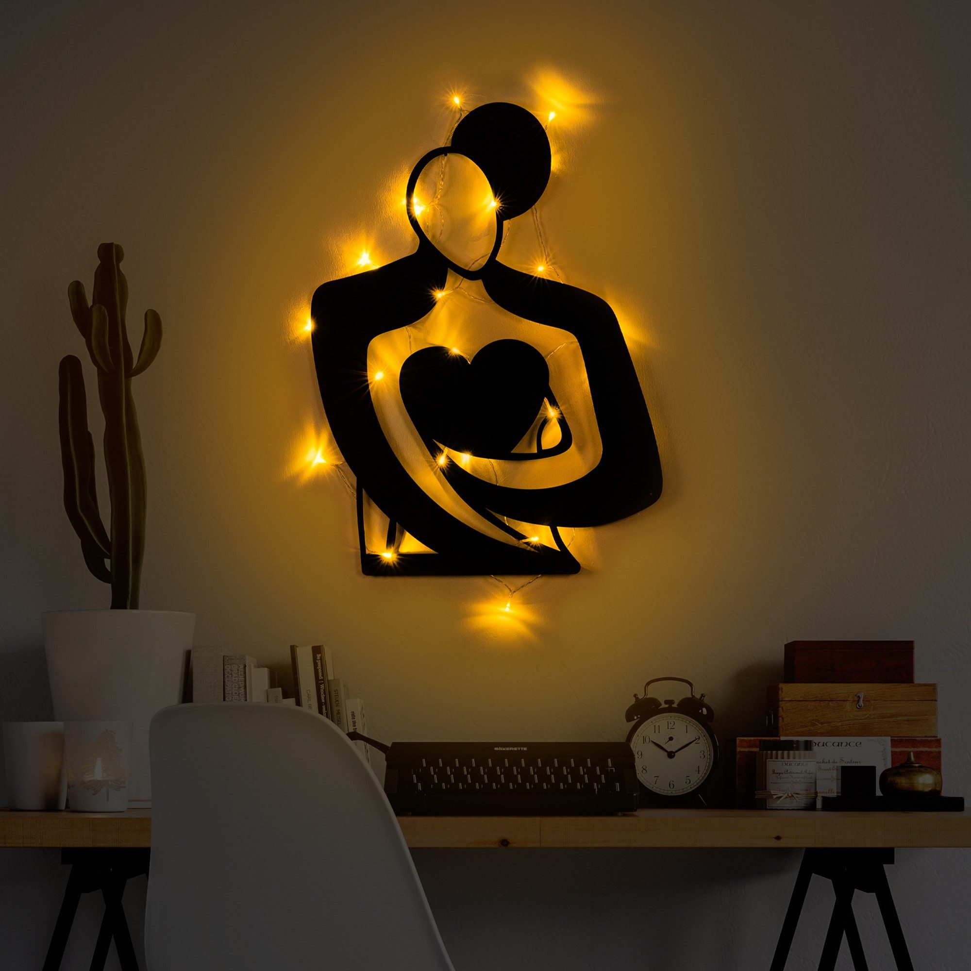 Wallity Wanddekoobjekt METAL BODY, 70 x 52 cm L3764 günstig online kaufen