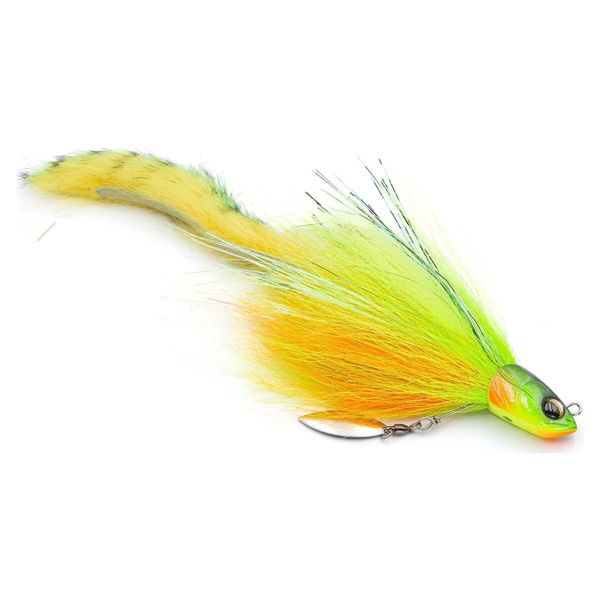 Kunstköder BIM Tackle Crazy Rabbit Junior Bucktail Jig 22g Hecht Wels Zanderköder