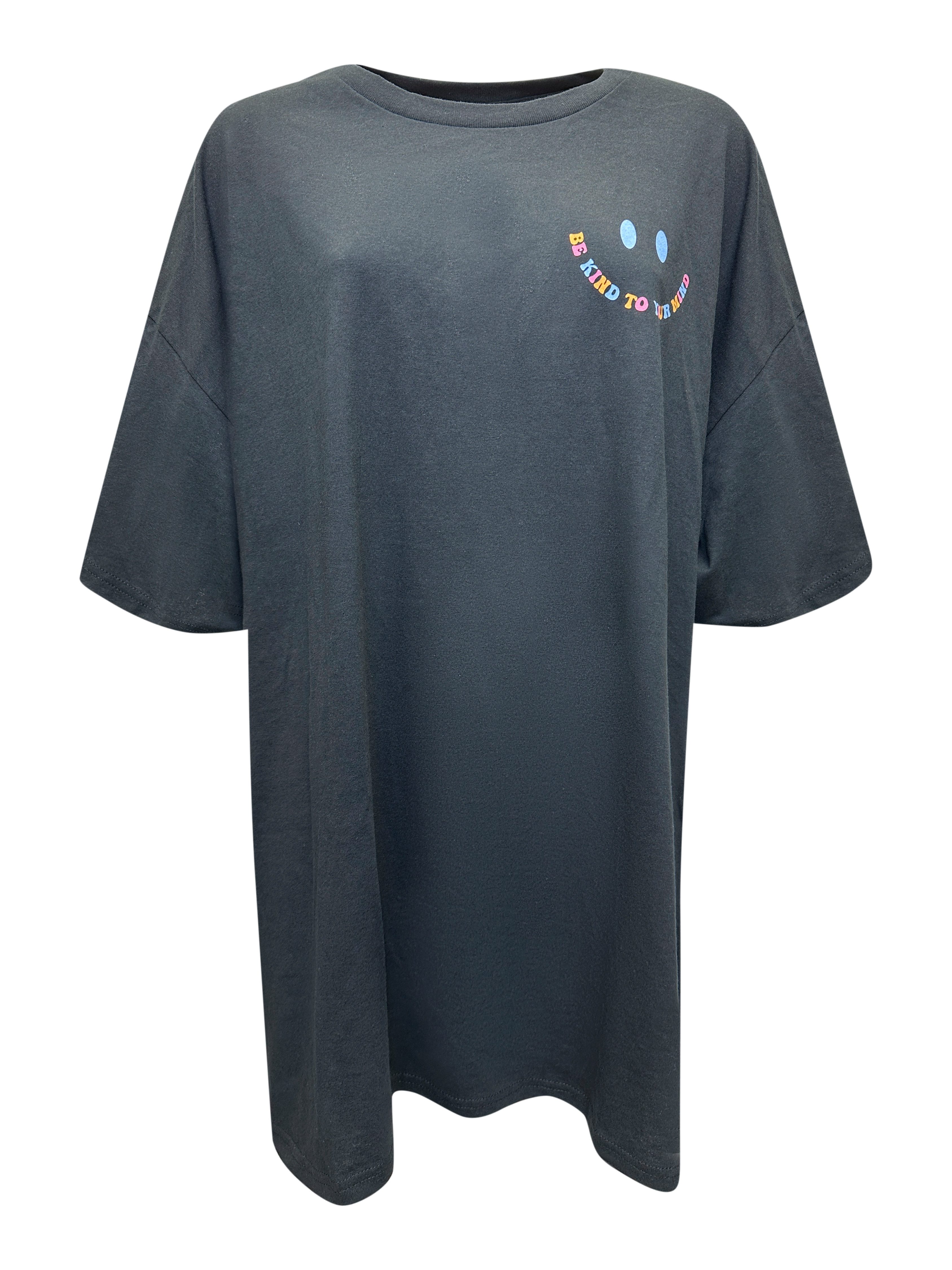 Worldclassca T-Shirt Worldclassca Oversized Print T-Shirt lang Sommer Obert günstig online kaufen