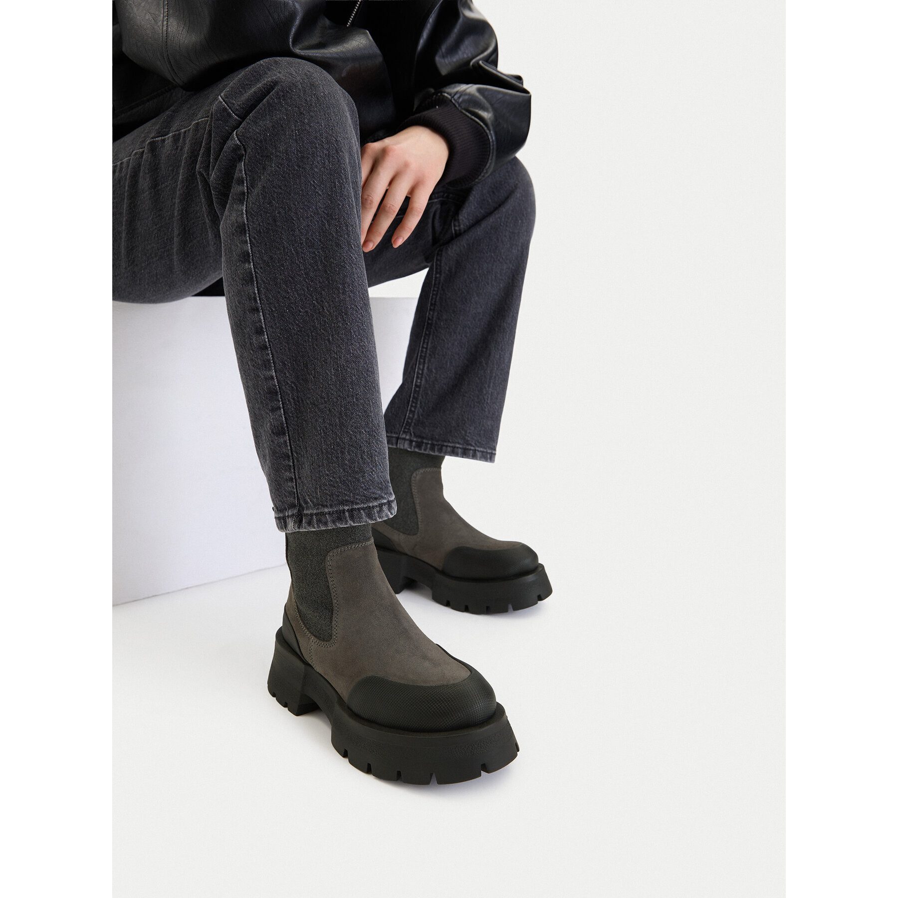 G-STAR G Star Raw Damen Chelsea Boots Grau Chelseaboots