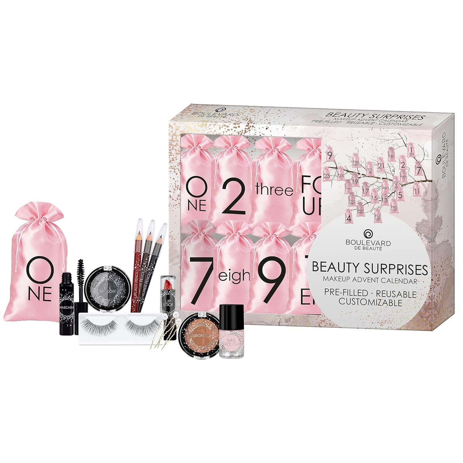 Boulevard de Beauté Adventskalender Beauty Surprise, 24 Make-Up Überraschungen