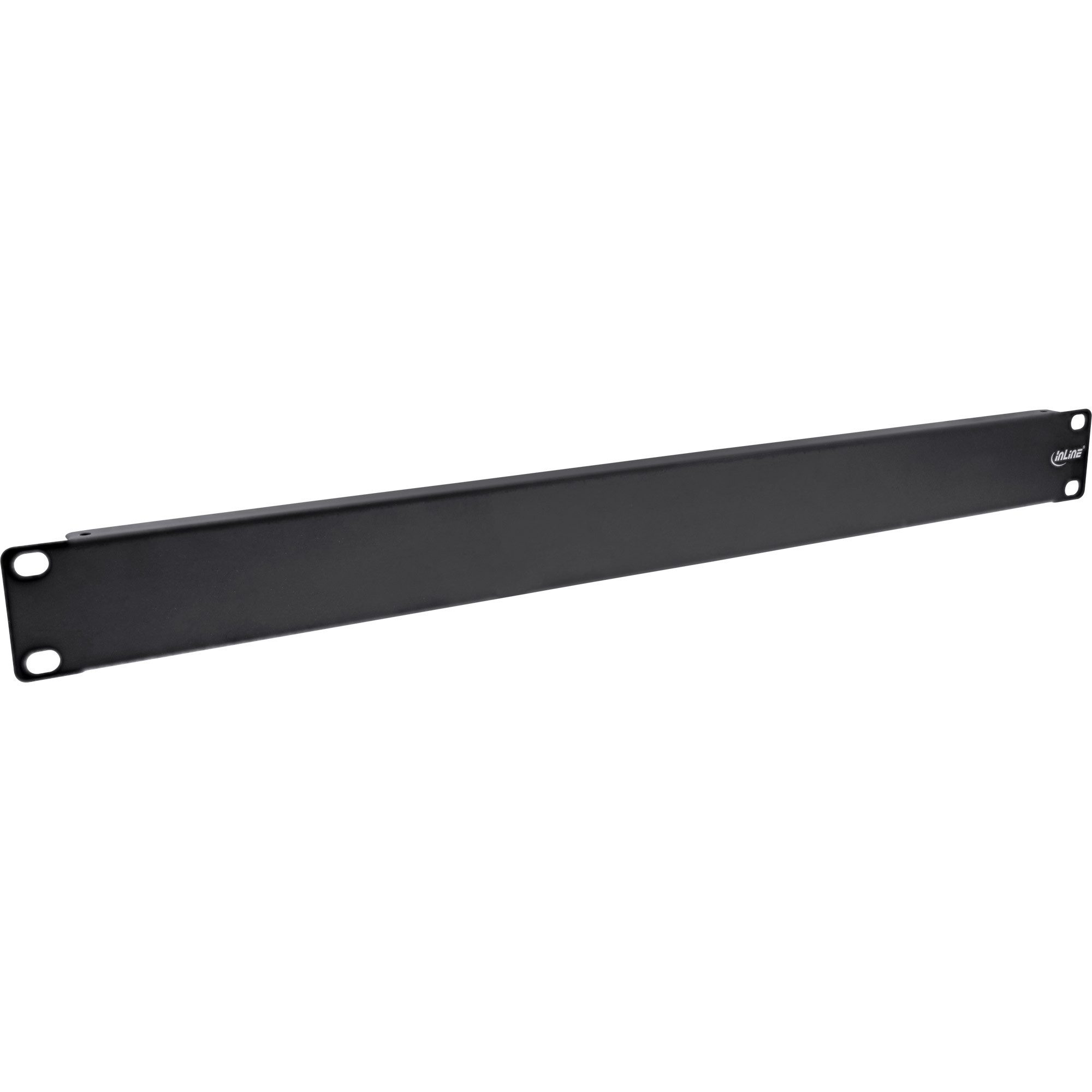 InLine® 19111A InLine® 19" Blindplatte, 1HE, RAL 9005 schwarz Netzwerk-Patch-Panel