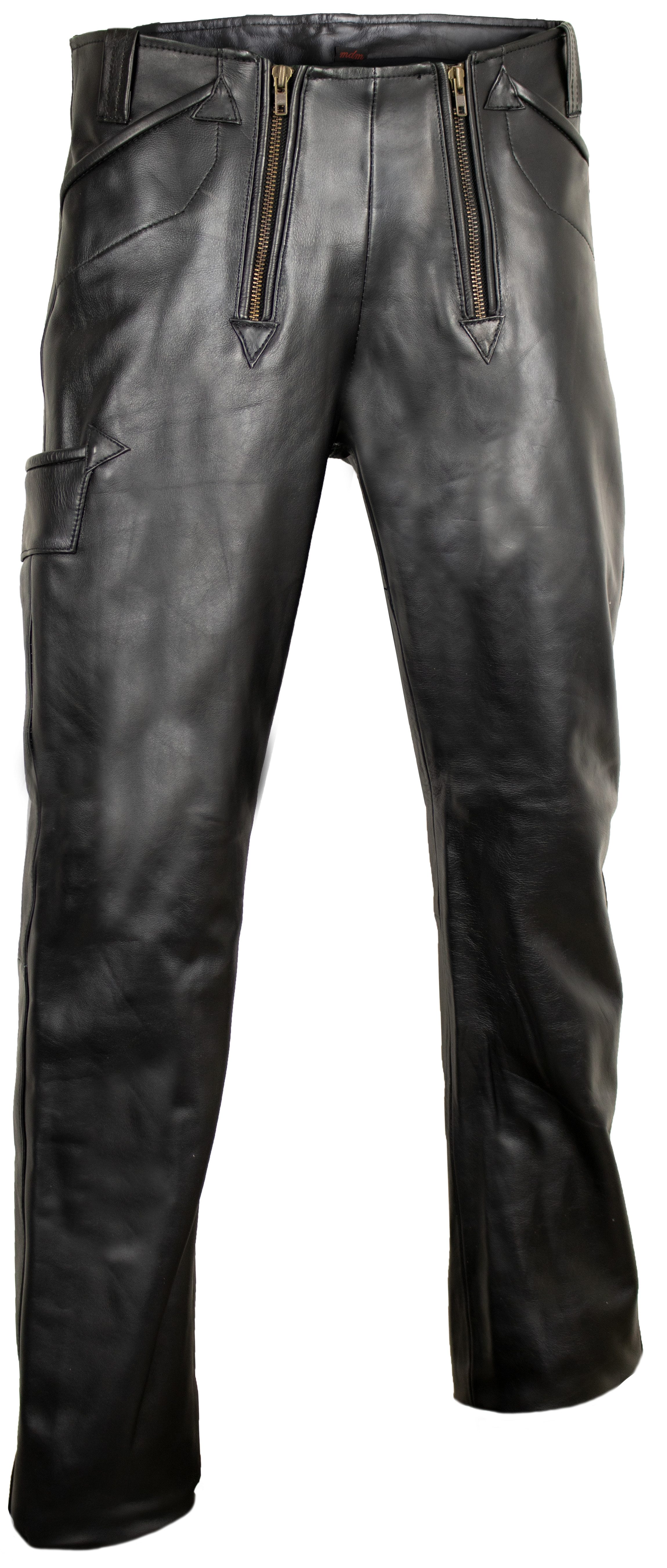 MDM Lederhose Herren Leder Zimmermannshose, Zunfthose günstig online kaufen