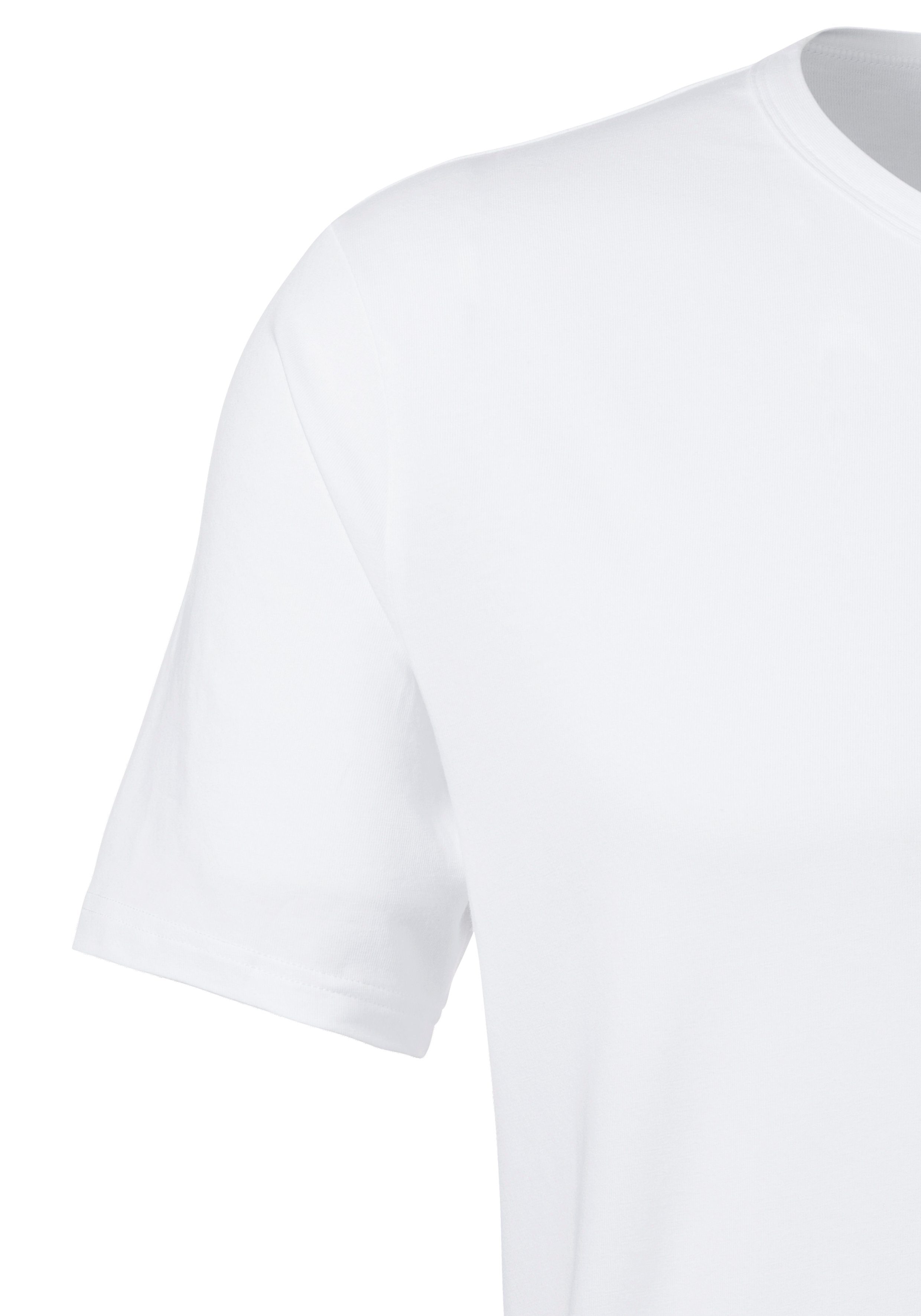 adidas Sportswear T-Shirt (2er-Pack) mit weiß Rundhalsausschnitt