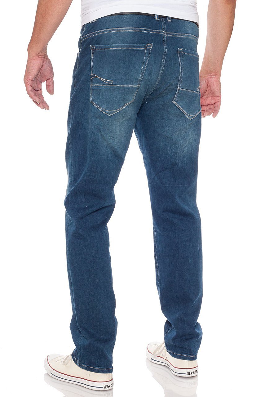 Regular M.O.D Caledon Blue Straight-Jeans Miracle Snowlake Fit Ricardo Jogg of oder Blue Denim