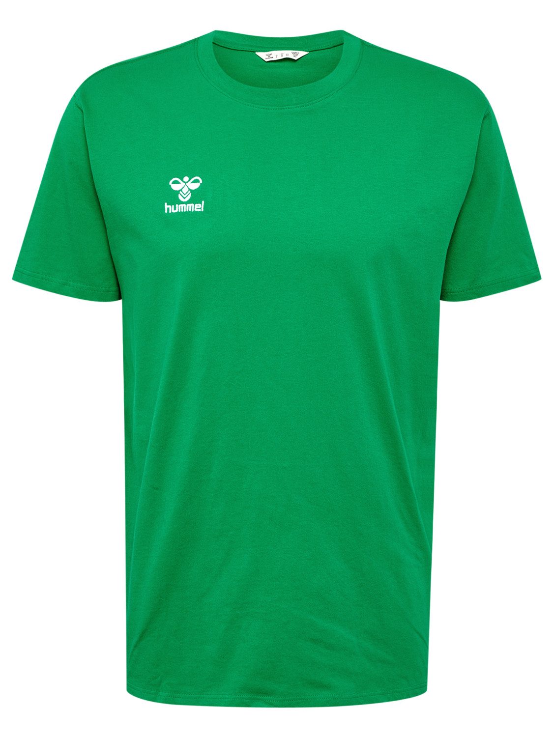 hummel T-Shirt Rundhalsausschnitt gesticktes Logo Regular günstig online kaufen