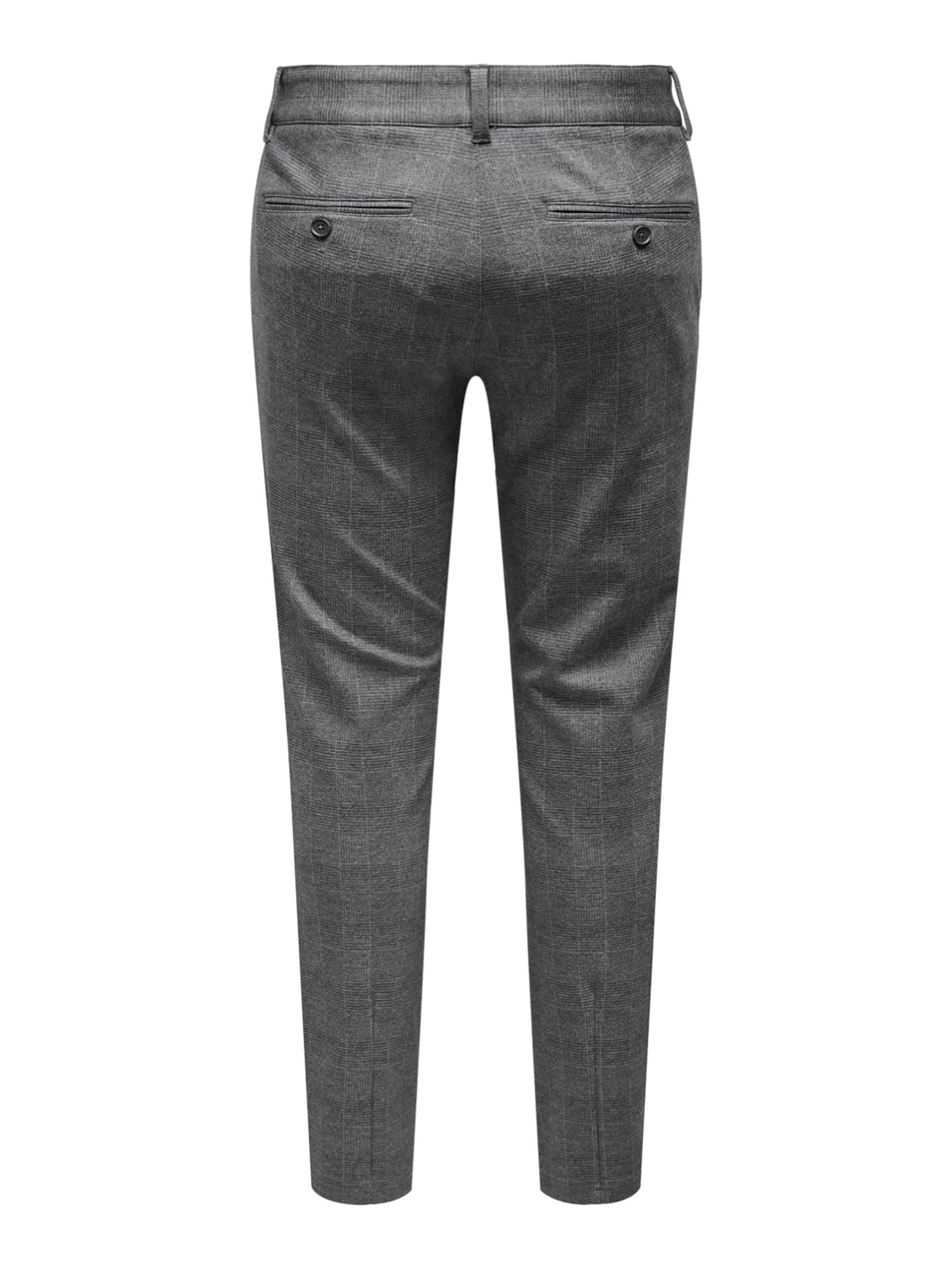 ONLY & SONS Chinohose Stoffhose Karierte Stretch Trousers ONSMARK ONSMARK SLIM CHECK PANTS 9887 NOOS