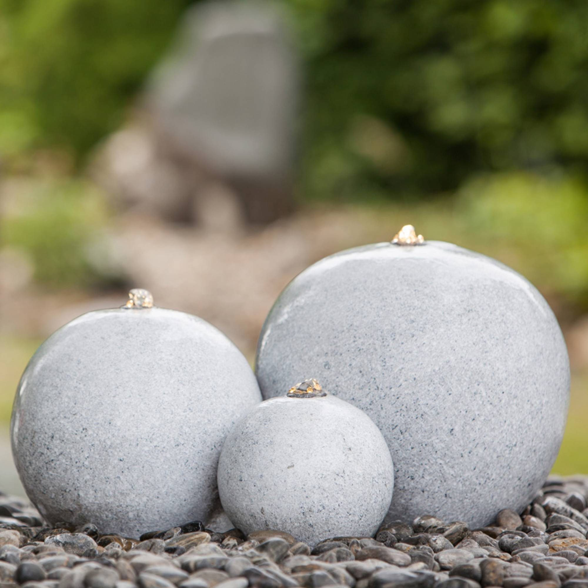 Heissner Gartenbrunnen Heissner Gartenbrunnen Saphira LED günstig online kaufen