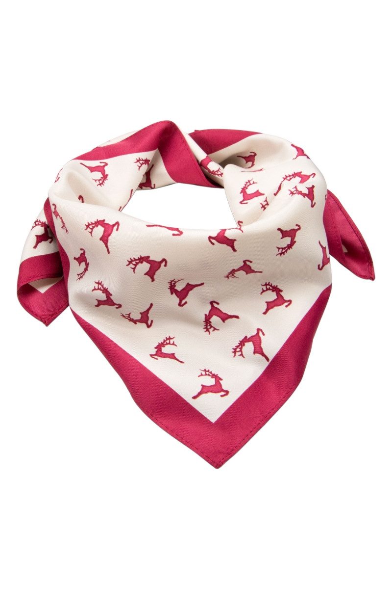 Alpenflüstern Halstuch Trachtentuch - SPRINGENDE HIRSCHE günstig online kaufen