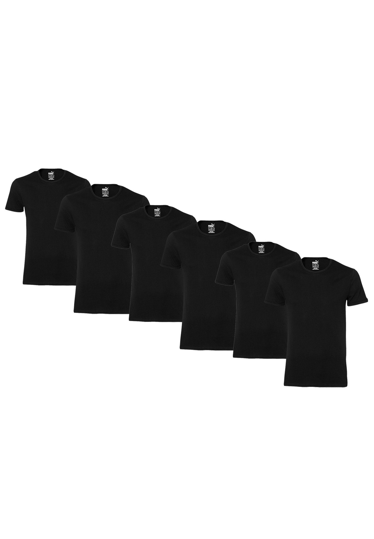 PUMA Poloshirt Puma Crew Tee (Spar-Set, 6-tlg)