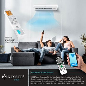 KESSER Split-Klimagerät, Klimaanlage Klimagerät Split mit WiFi/App Funktion