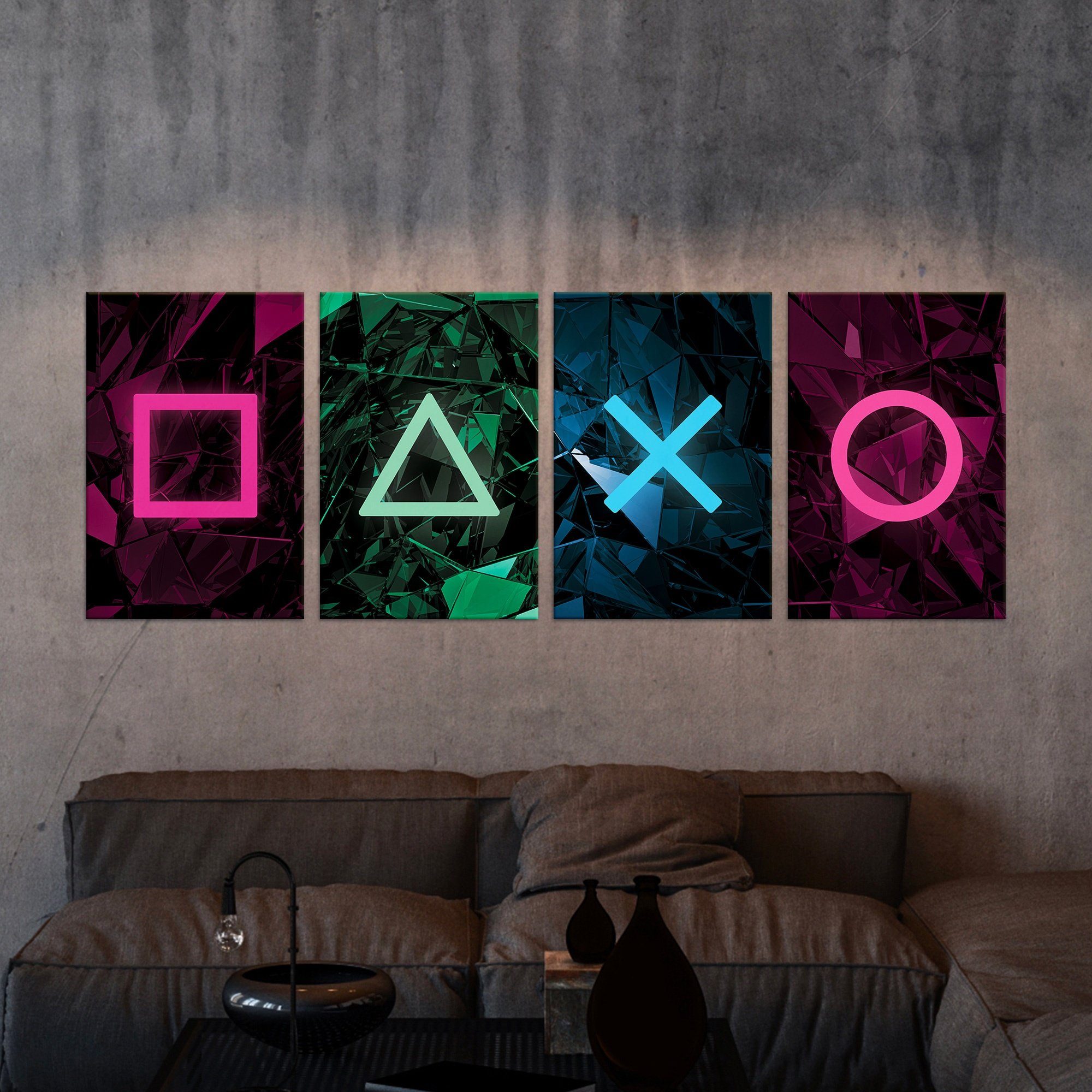 GRAVURZEILE Wandtattoo - Console Gamer Design - Wandsticker - Kinderzimmer günstig online kaufen