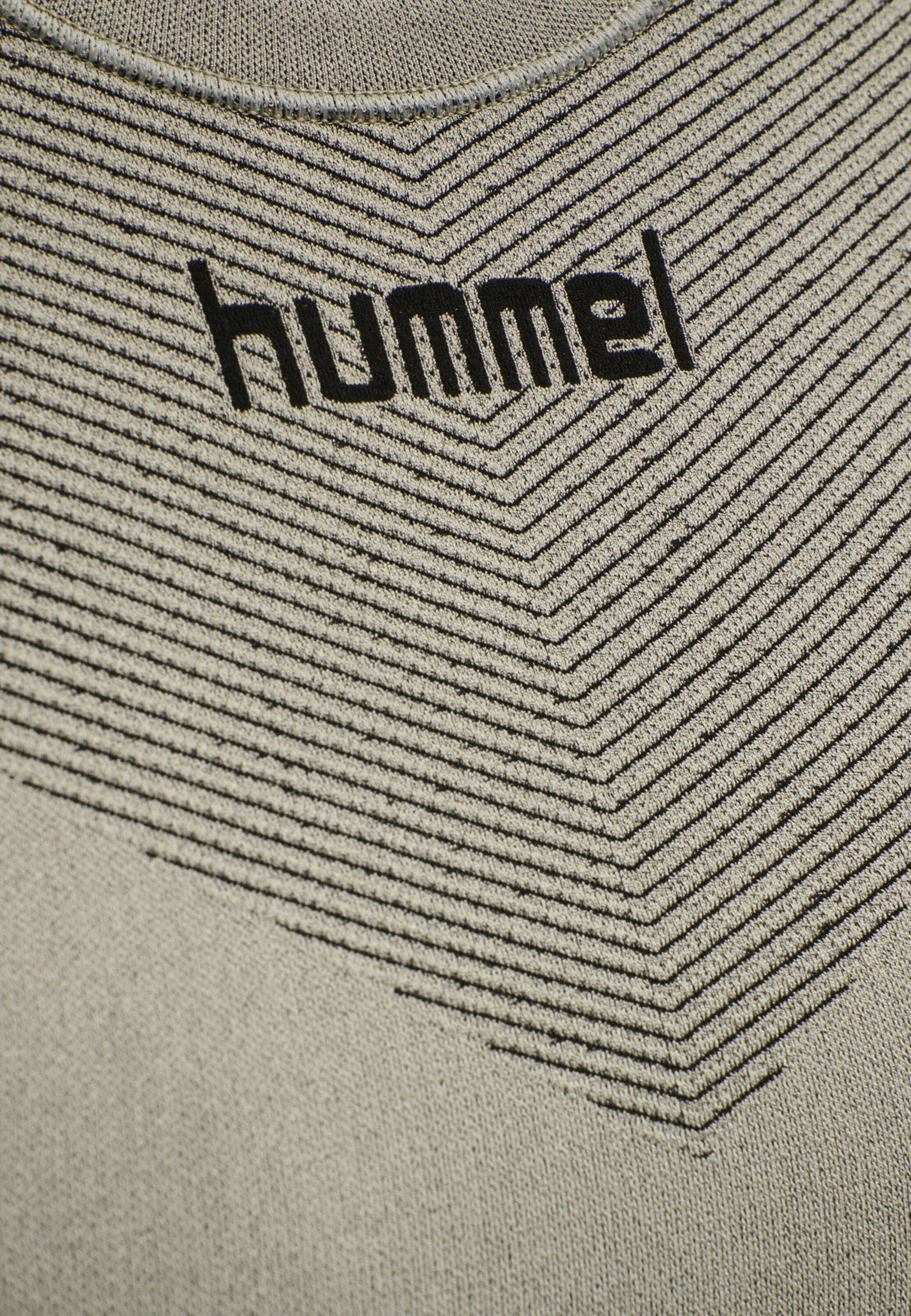 hummel Funktionsshirt (1-tlg) Plain/ohne Weiteres Beige Details Detail
