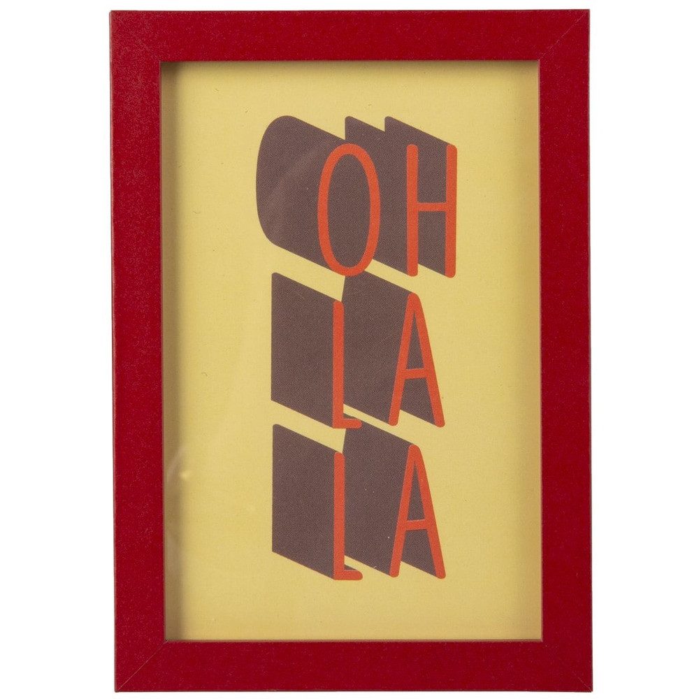 MICA Bilderrahmen Bilderrahmen rot - ca. 10 x 15 cm - 1 Stück