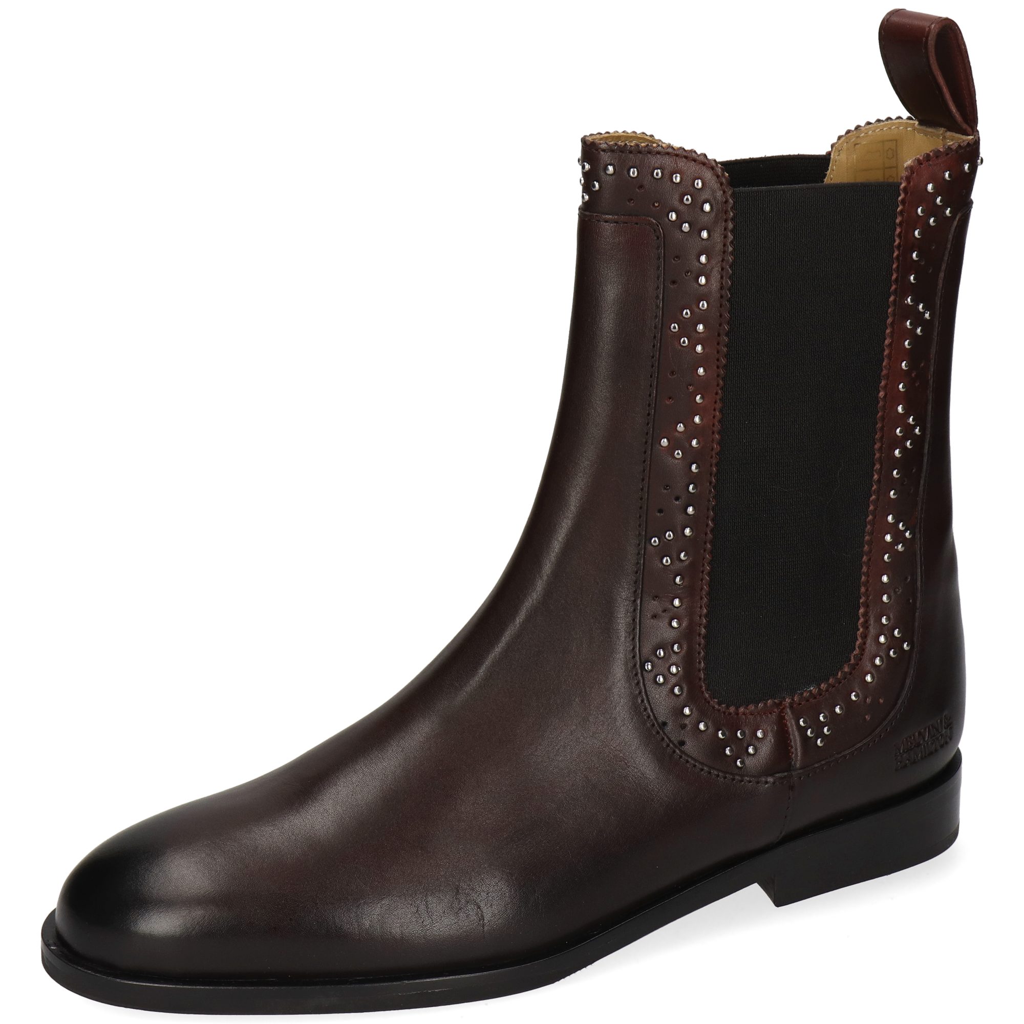 Melvin & Hamilton Susan 106 Leder-Chelsea Boots für Damen Stiefelette Flache Absätze, Echtes Leder