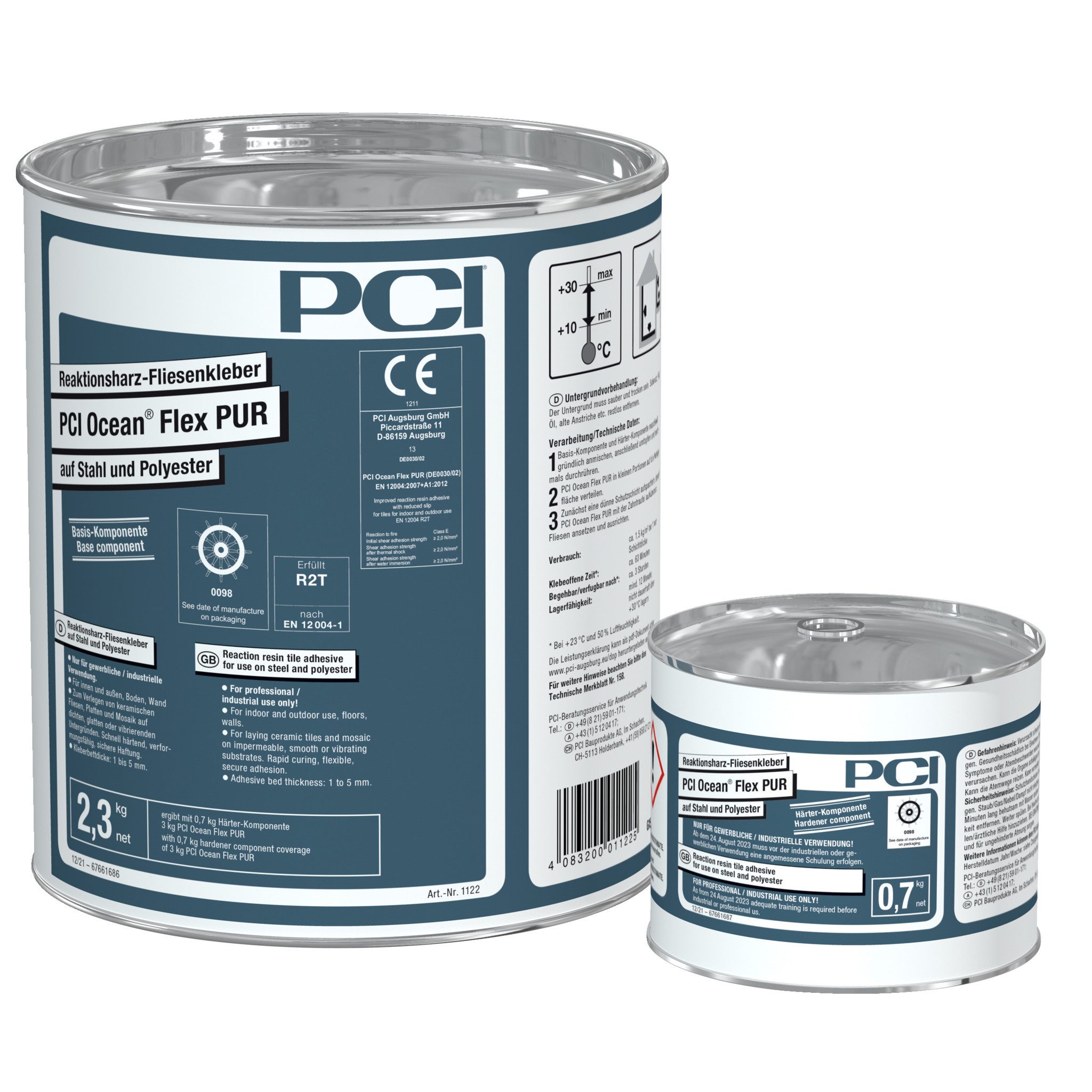 Mörtel PCI Ocean® Flex PUR Reaktionsharz-Fliesenkleber 3 kg