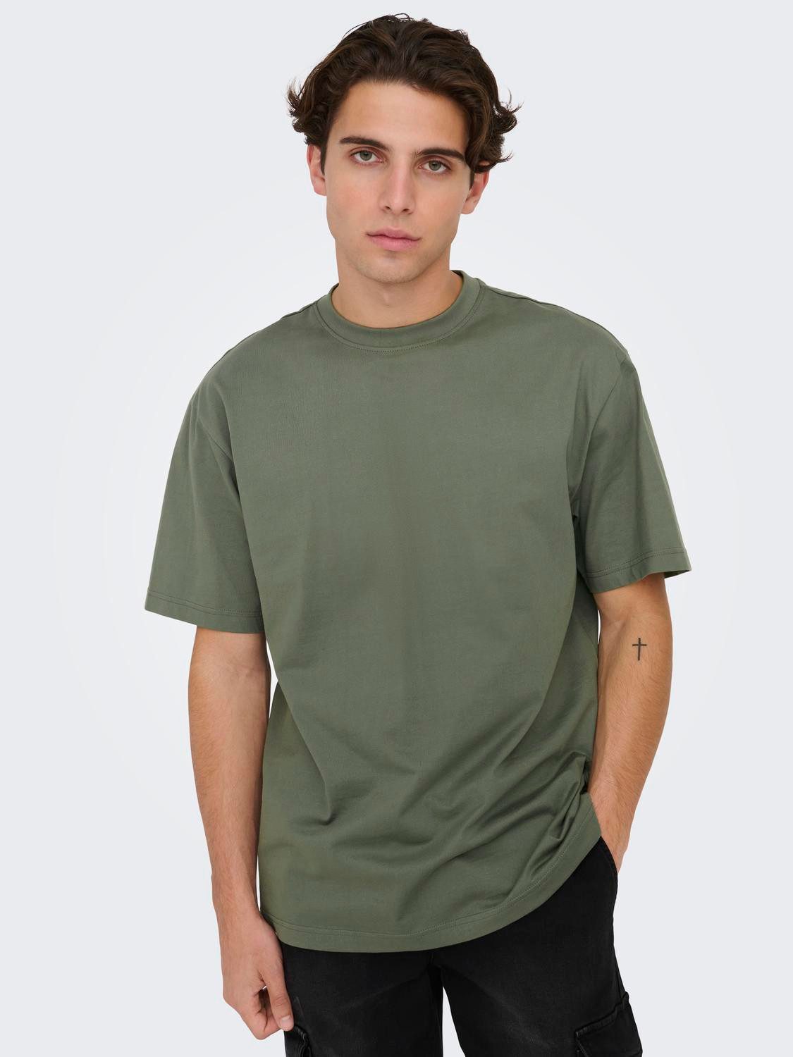 ONLY & SONS Rundhalsshirt ONSFRED RLX günstig online kaufen