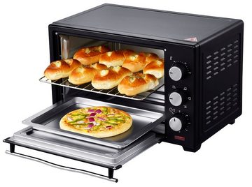 STEINBORG Minibackofen SB-3002, 25 Liter, Umluft, mit Krümelblech, 1600 Watt