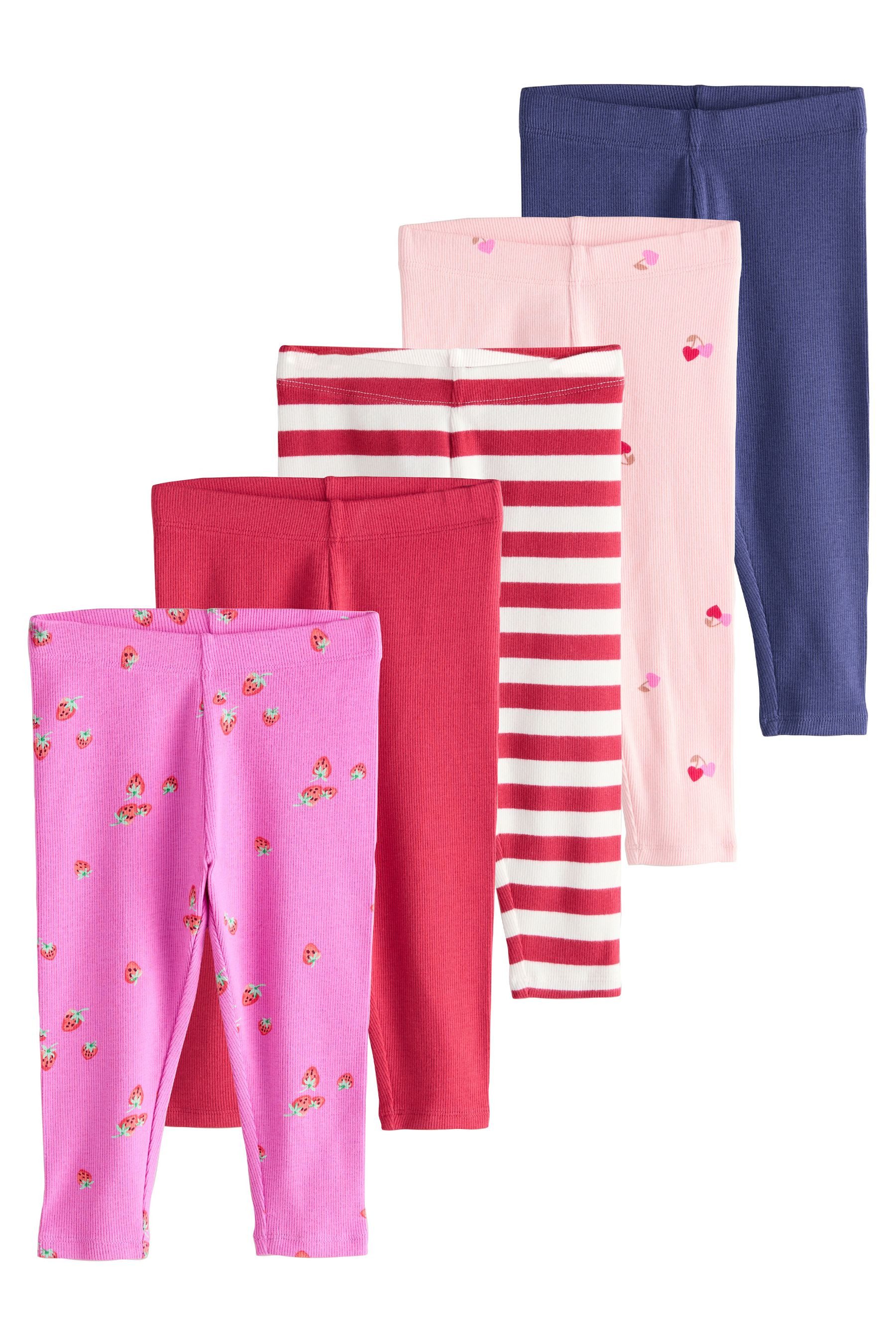 Next Leggings Gerippte Leggings im 5er-Pack günstig online kaufen