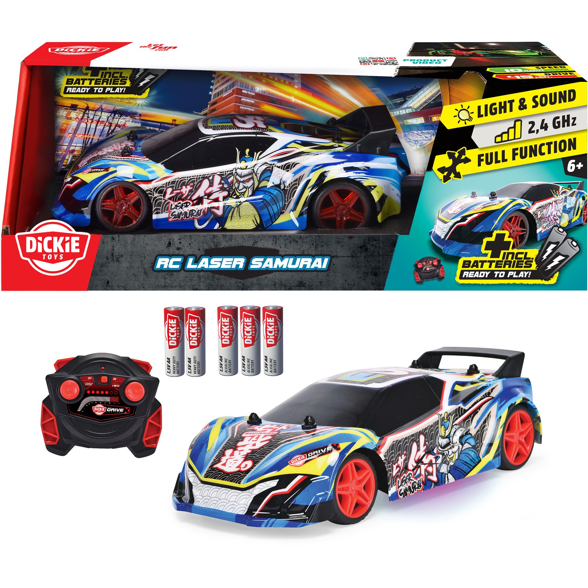 Dickie Toys RC-Auto Dickie RC Laser Samurai, (1:20)