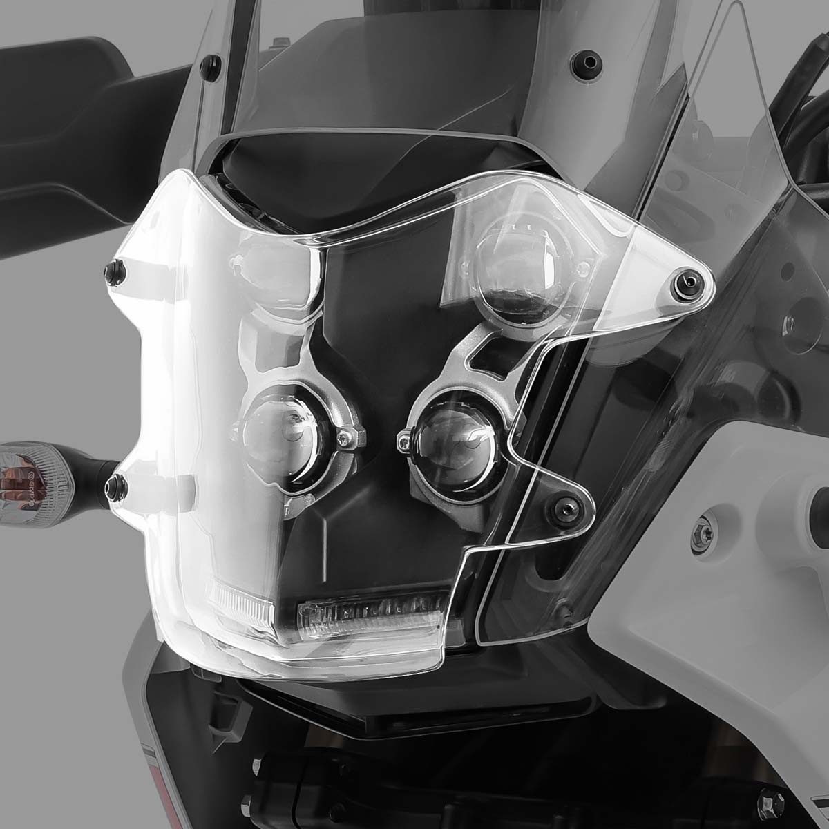 Lumitecs Geräteprotektor Scheinwerferschutz für Yamaha Tenere 700 19-24 Abdeckung SS17