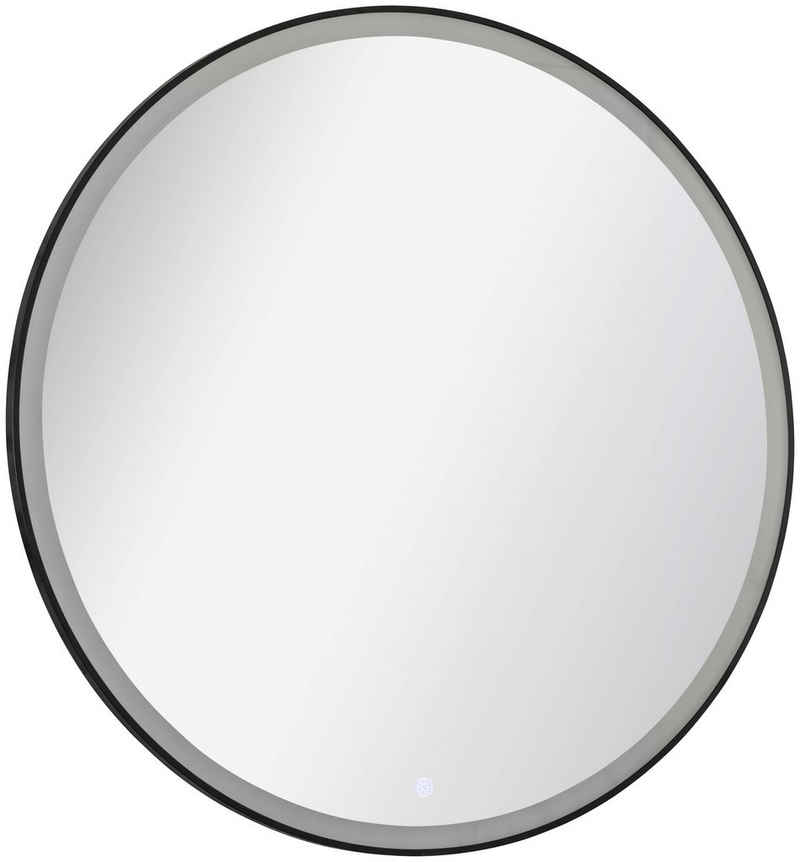 FACKELMANN Badspiegel »New York Rund« (1-St), mit Sensor, 230 V,LED