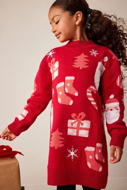 Next Longpullover Weihnachtliches Pulloverkleid (1-tlg)