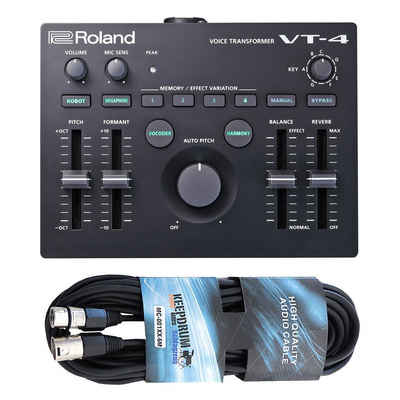 Roland Audio Roland VT-4 Voice Transformer + XLR Kabel Digitales Aufnahmegerät