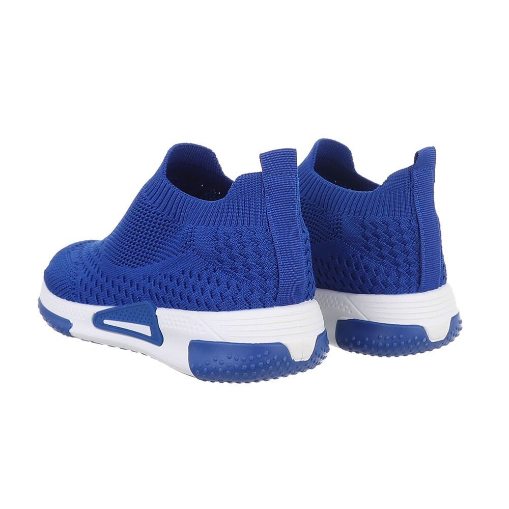 Ital-Design Kinder Sneaker (85758627) Flach Freizeitschuhe in Blau