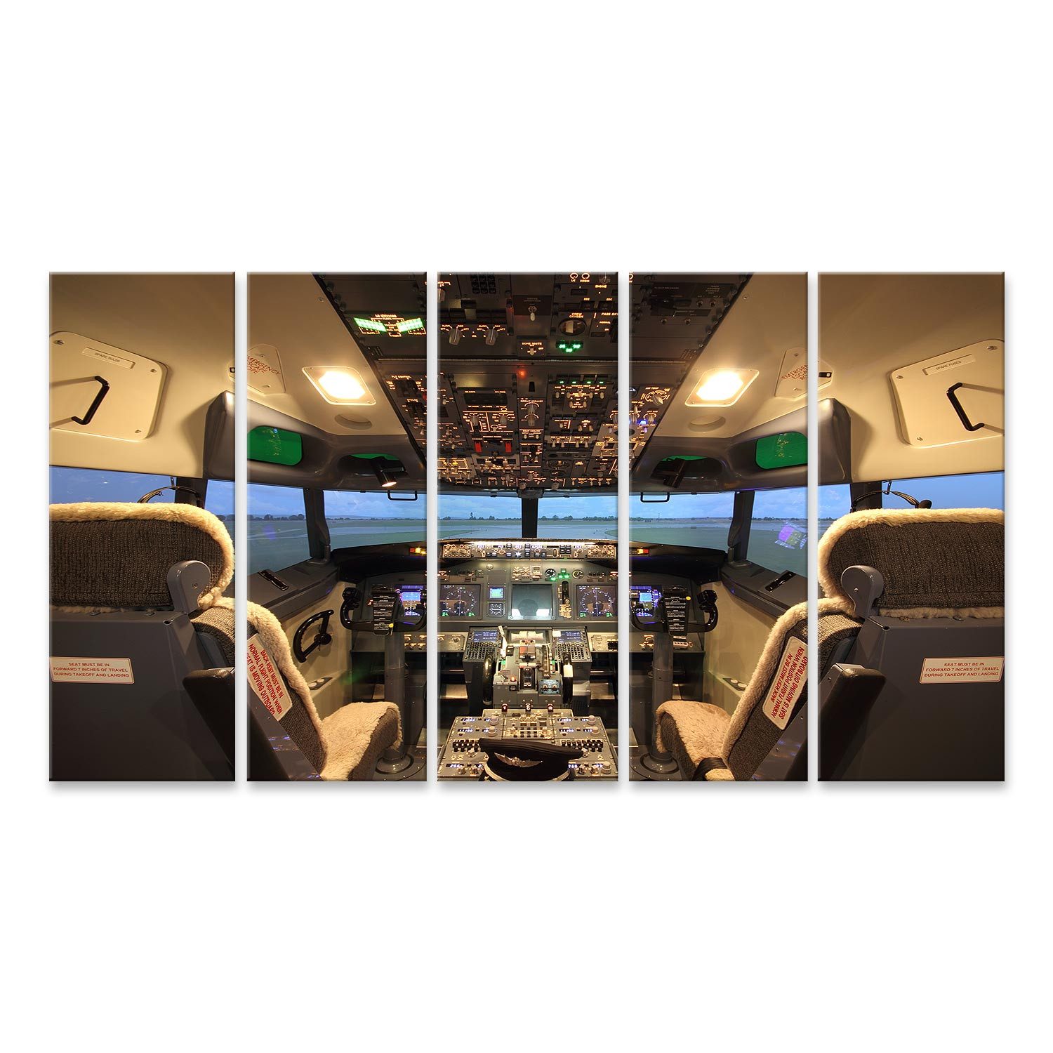 Leinwandbild Cockpit Bilder