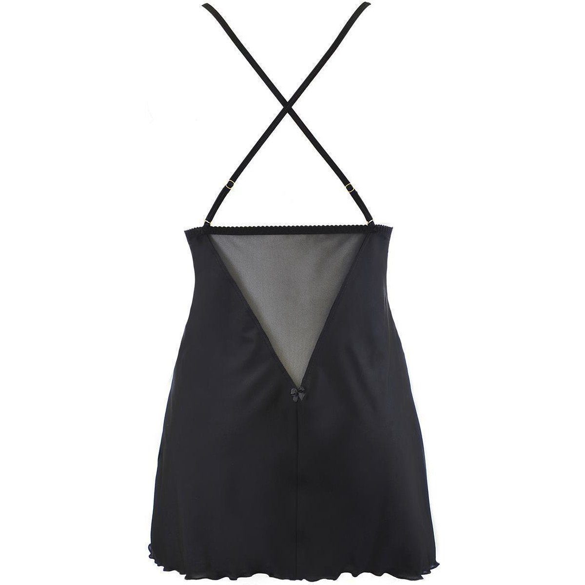 Axami V-10479 (L,M,S,XL) Nachthemd black & - string babydoll