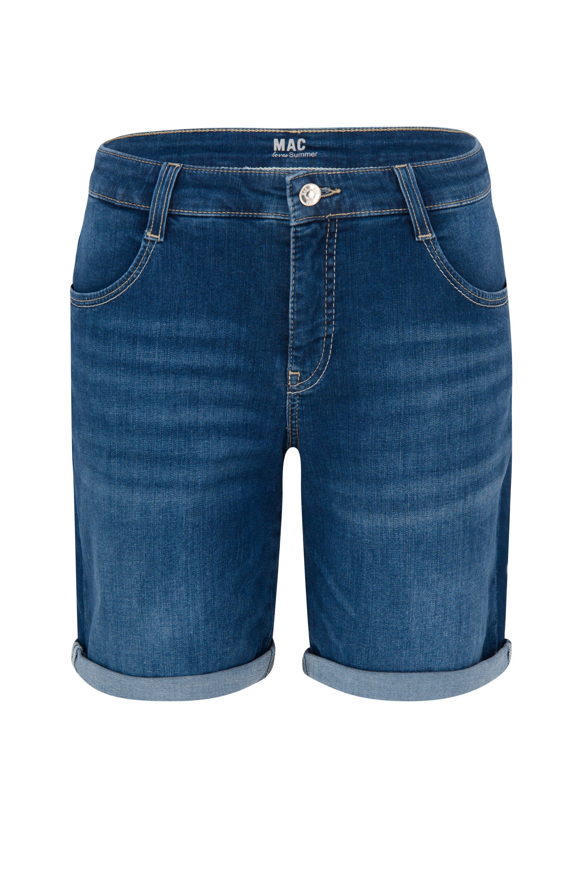 Damen Jeans MAC Stretch-Jeans MAC SHORTY SUMMER basic wash 2387-90-0396 D844