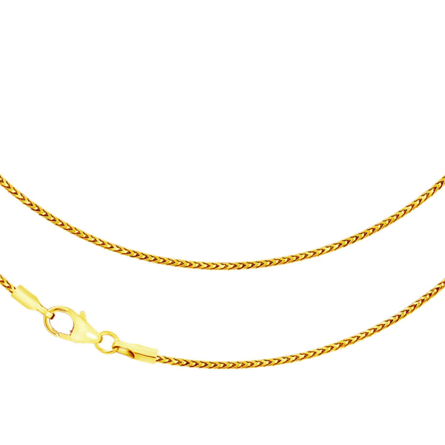 Goldkette JB Edle Goldkette Bingokette 585 - 14 K Gold 1,3 mm 45 cm