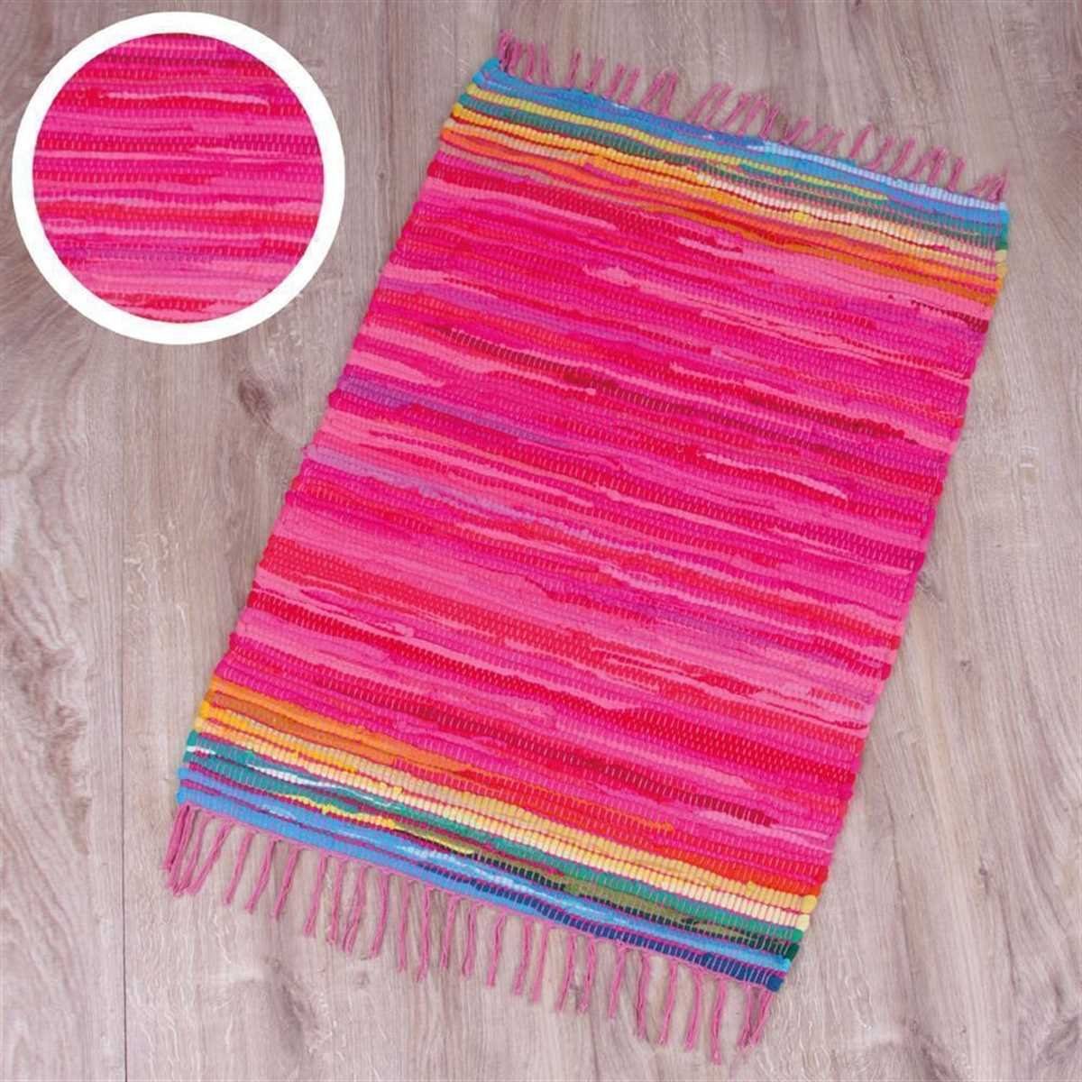 Bestlivings Teppich, eckig, Höhe: 10 mm, Flickenteppich, handgefertigter Fl günstig online kaufen