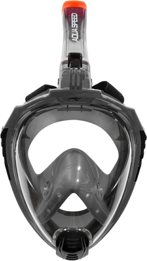 Aqua Speed Schnorchel Full Face Schnorchelmaske: 180° Panorama-Sicht & Ultra-Dry-Technologie (Schnorchelmaske inkl. Tragebeutel & Action-Cam-Halterung), Anti-Ru – Bild 5 von 5