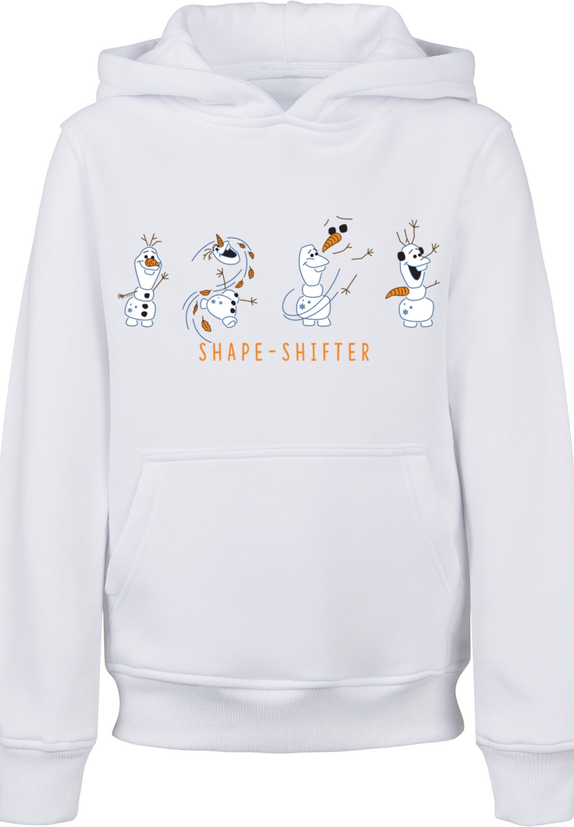 Frozen Kapuzenpullover 2 F4NT4STIC Print Shape-Shifter Disney Olaf weiß