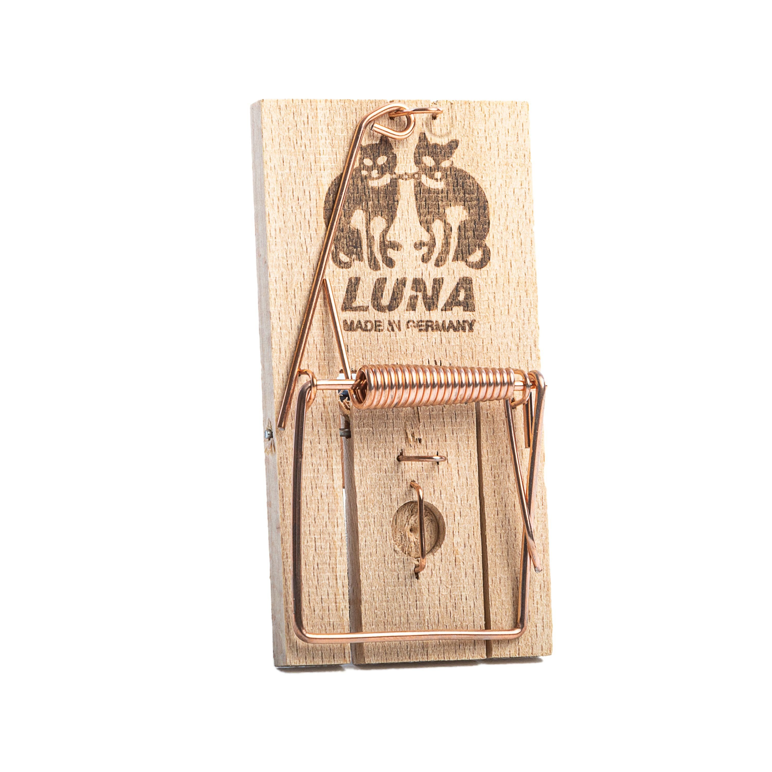 Neustanlo Schlagfalle Mäusefalle, einfach und effektiv, umweltfreundlich wiederverwendbar, für Innen- und Außenbereiche geeignet, sicherer Fangmechanismus