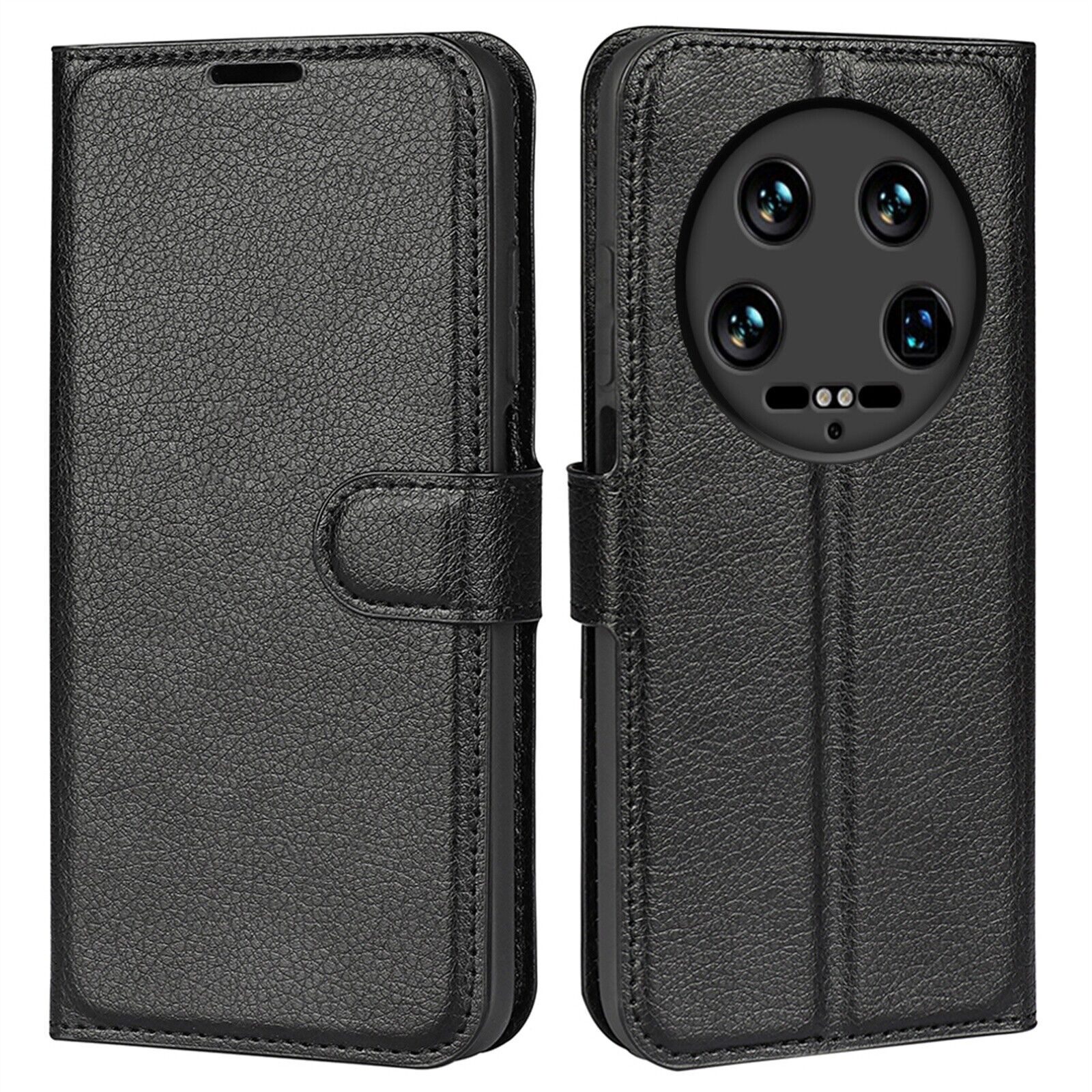 betterfon Handyhülle Handytasche für Xiaomi 14 Ultra Klapphülle Schwarz, 3 Kartenfächer, Magnetverschluss & Standfunktion im Lederlook
