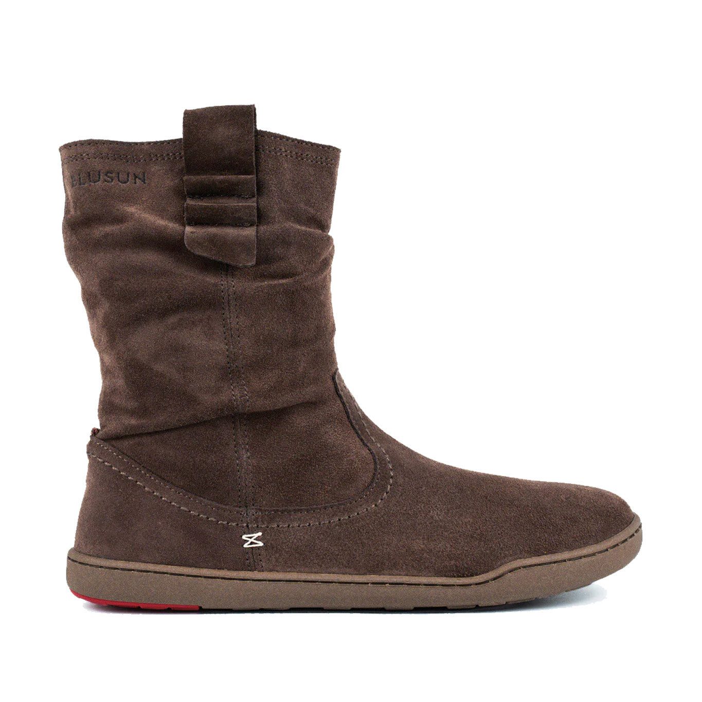 BLUSUN BLSN-400W brown Barfußschuh (1 Paar, flexible Barfußsohle) Leder