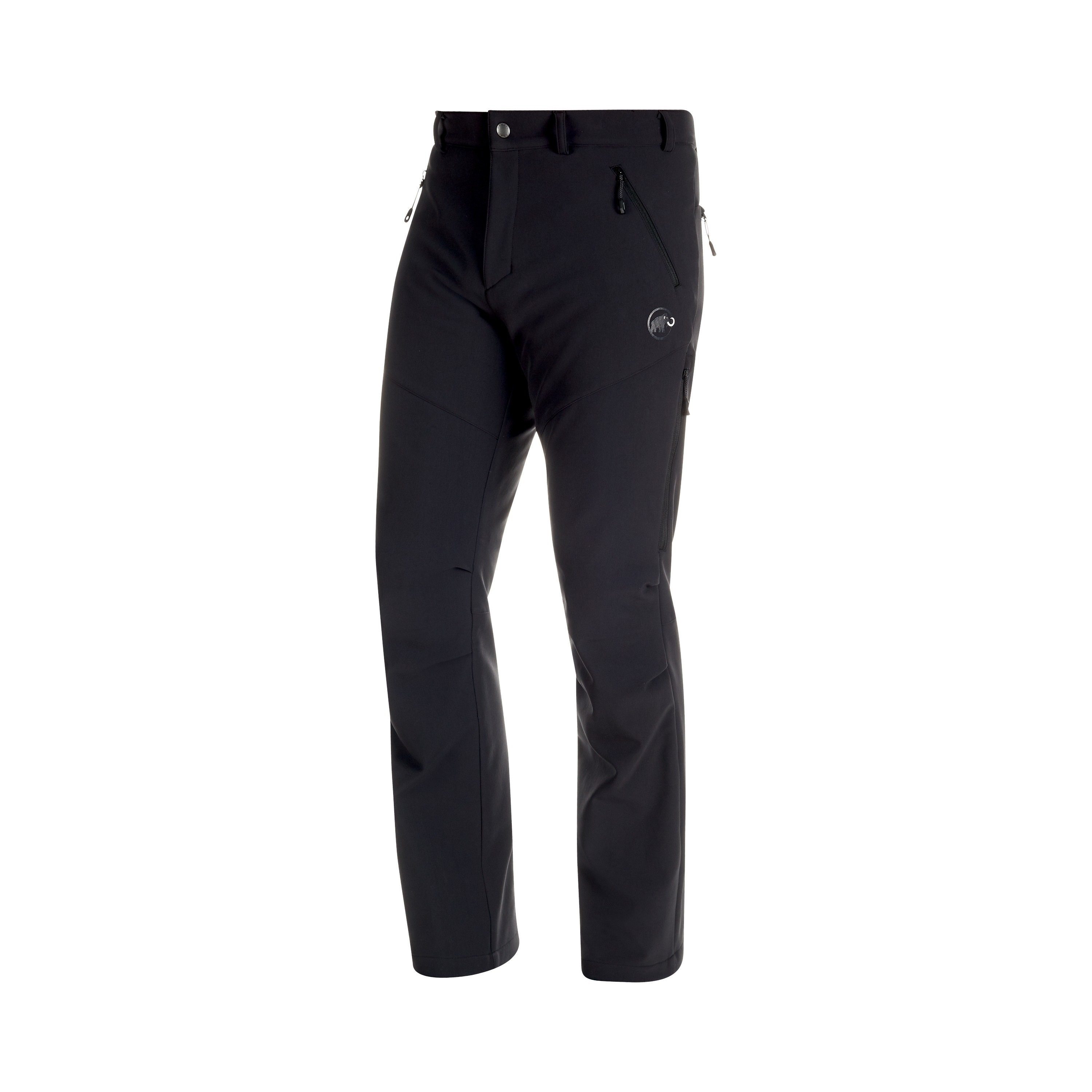 Mammut Softshellhose Winter Hiking (weiche, angenehme, winddichte Softshellhose) schwarz