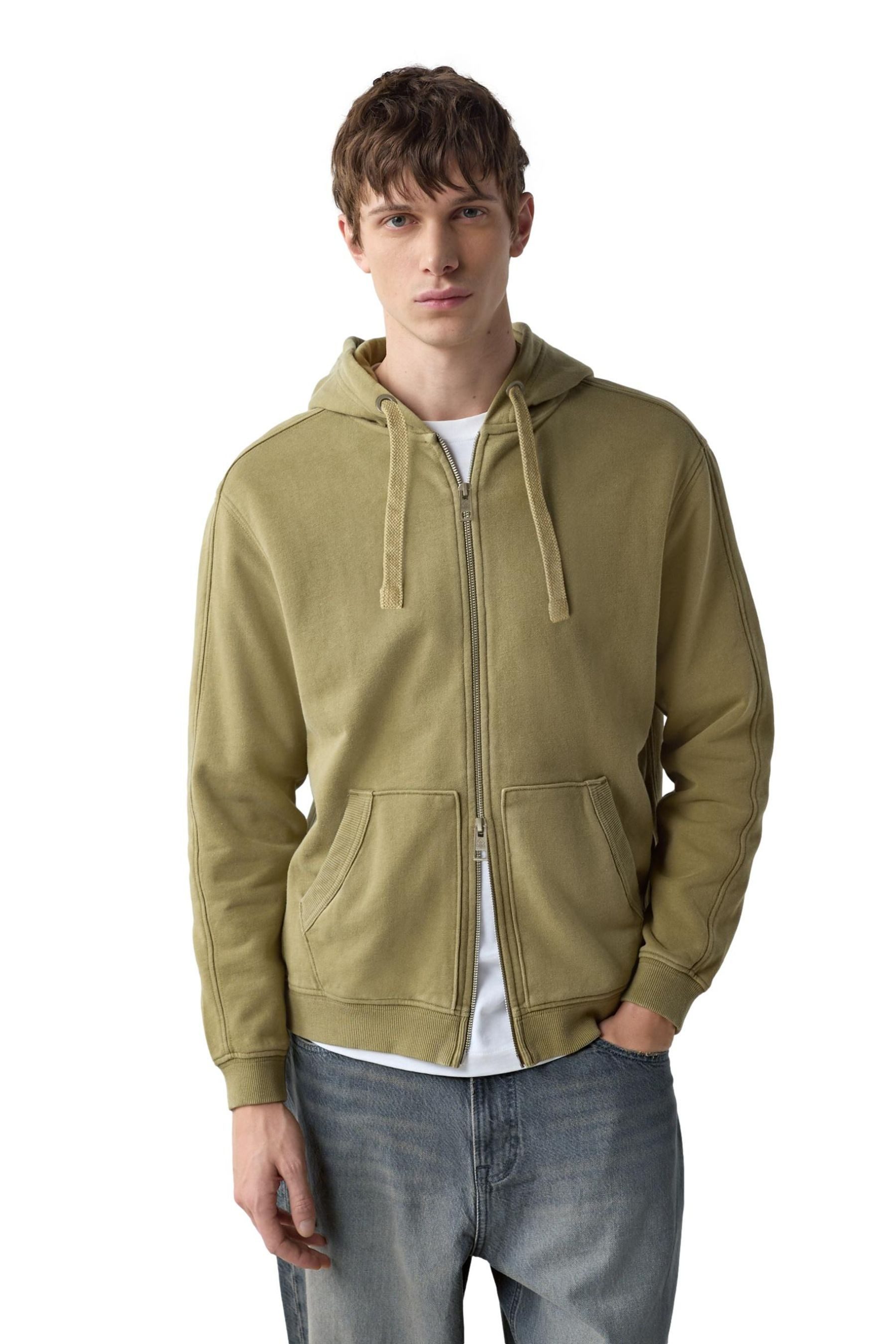 Next Jogginghose Wide Fit Jogginghose mit Stückwaschung (1-tlg)