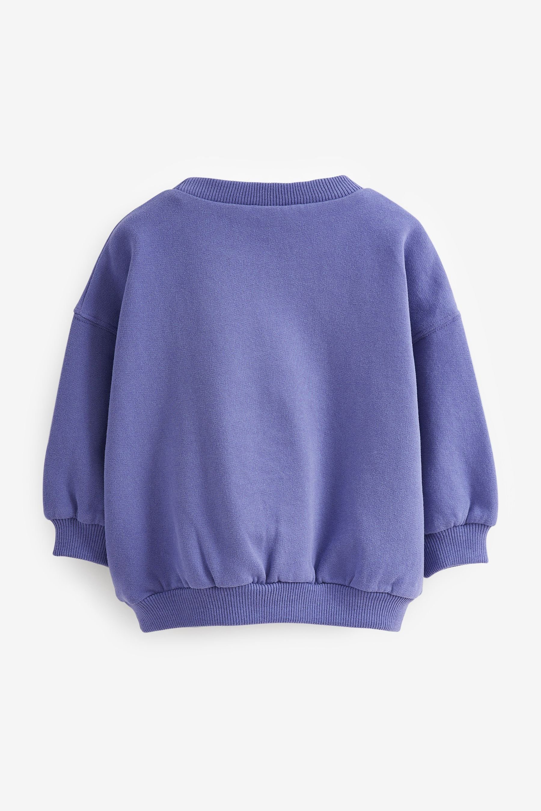 Sweatshirt Next Purple Sweatshirt (1-tlg) Bright