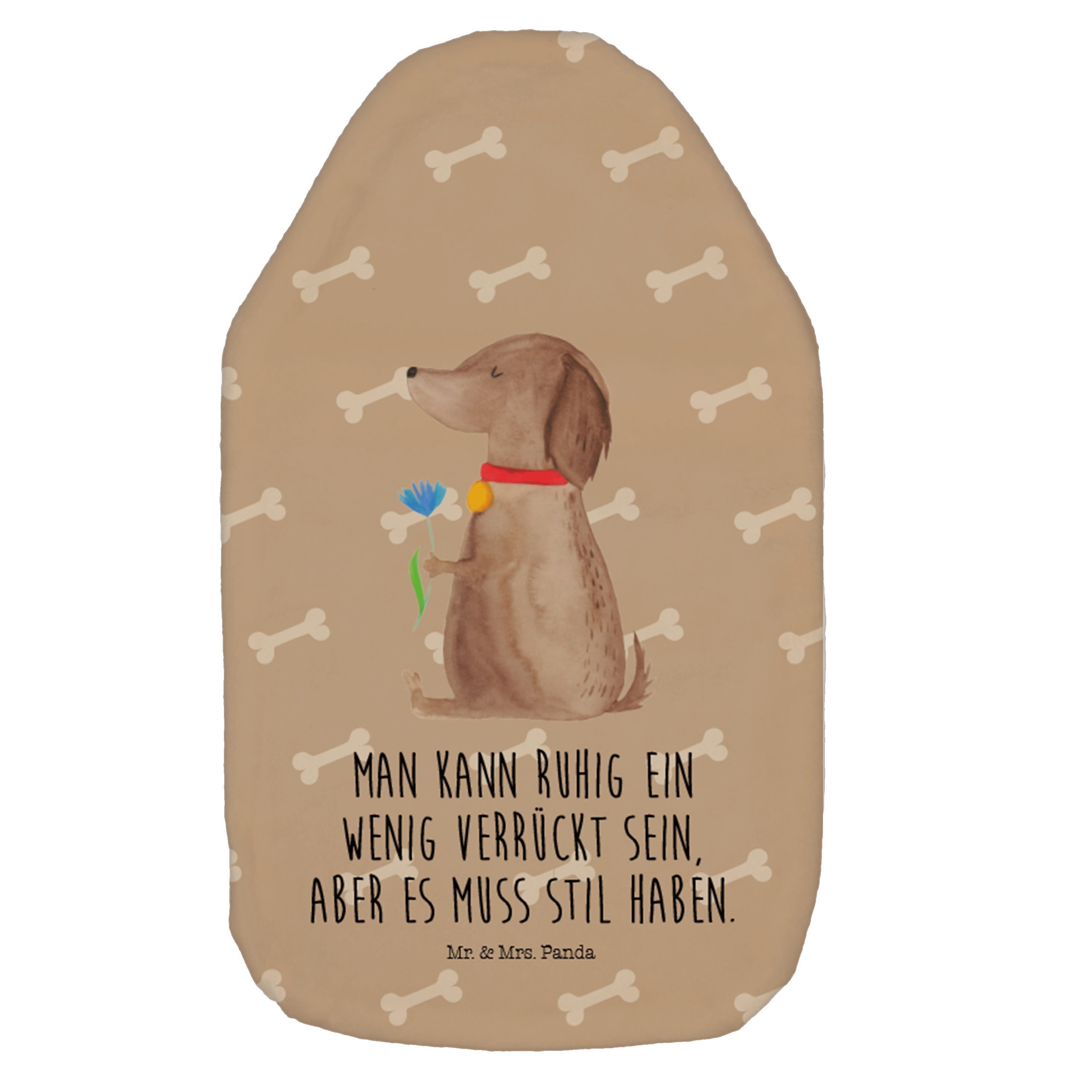 Mr. & Mrs. Panda Wärmflasche Hund Blume Hundeglück Geschenk