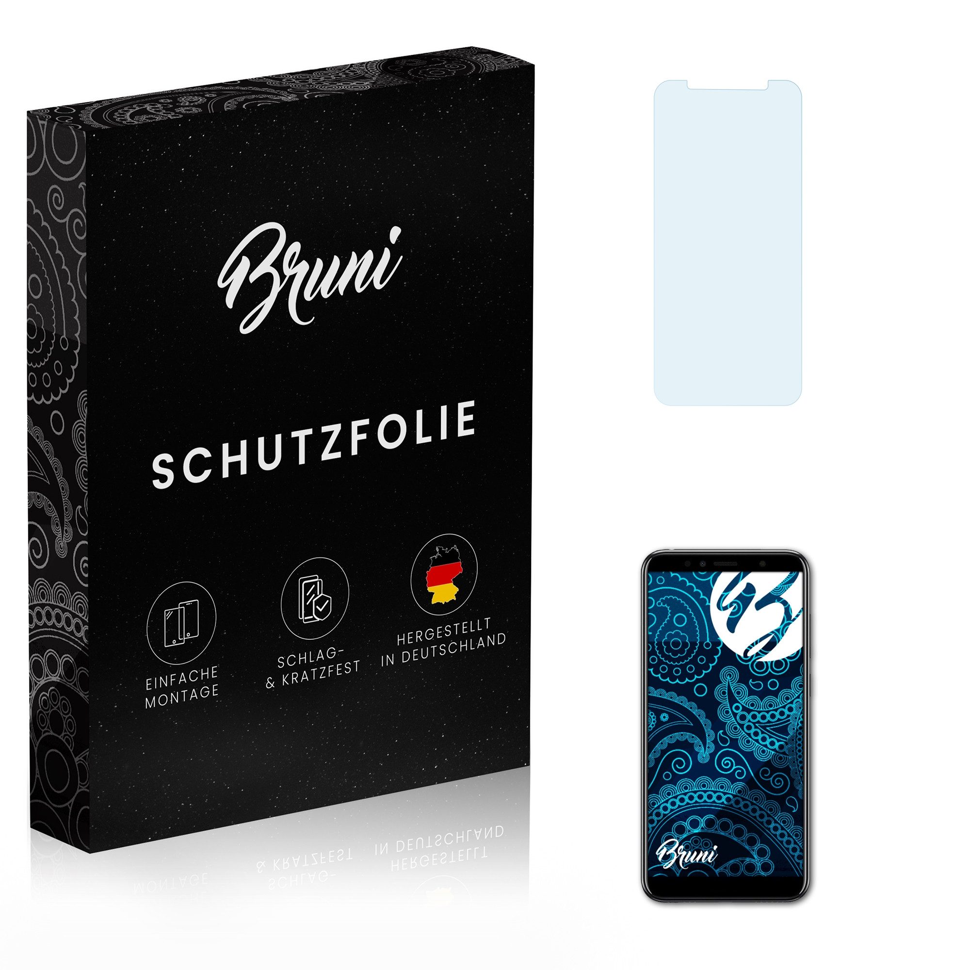 Schutzfolie Glasklare Displayschutzfolie für Huawei Honor 7A