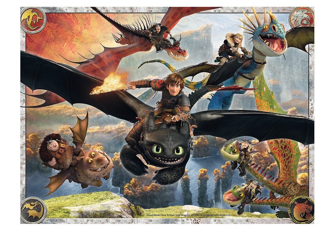 Ravensburger Puzzle Drachenzähmen leicht gemacht, 150 Puzzleteile, Made in günstig online kaufen