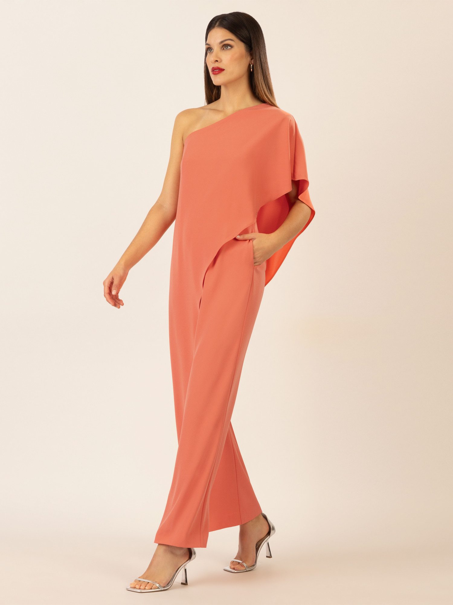 Apart Jumpsuit aus einer leicht körnigen Ware günstig online kaufen