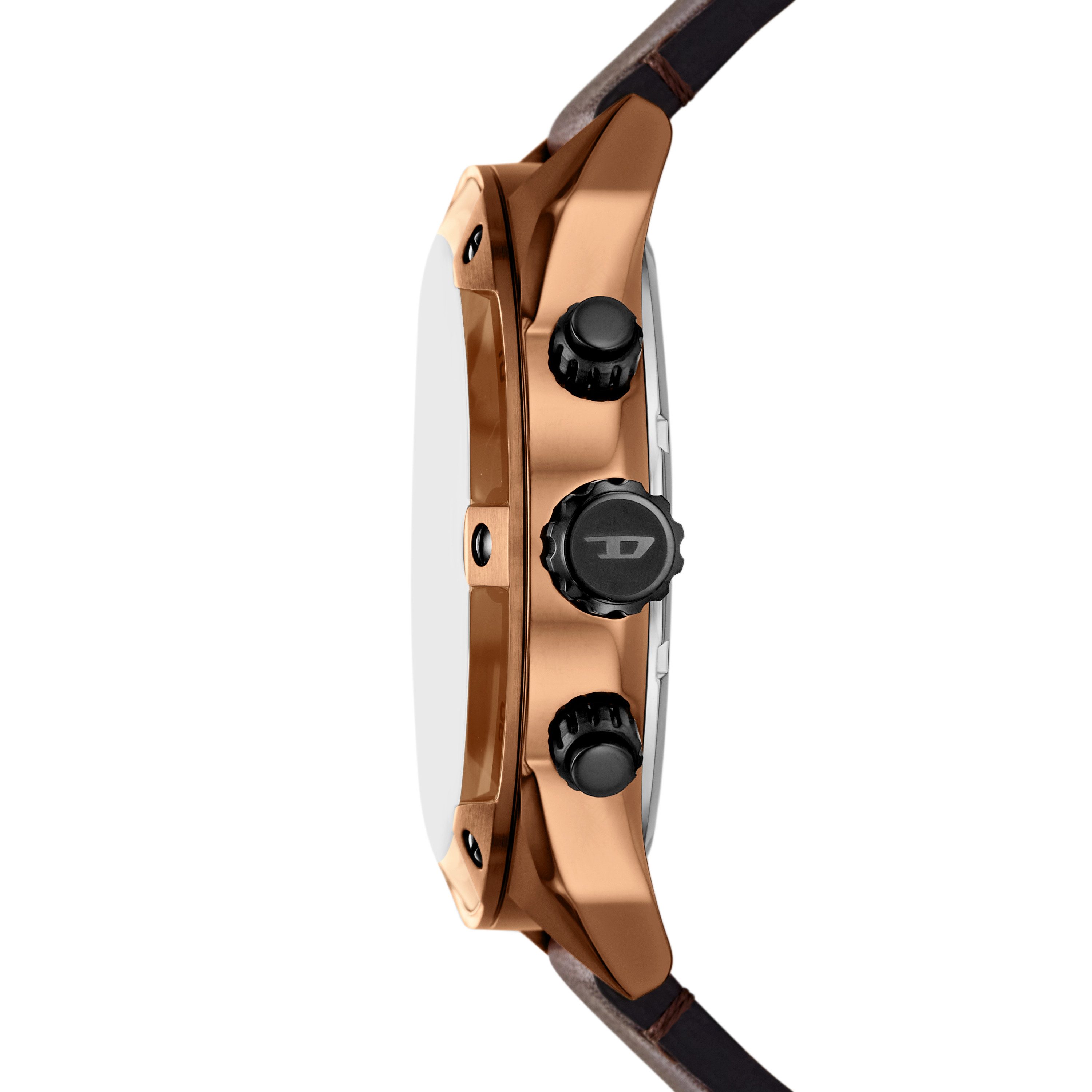 Diesel Chronograph SPIKED DZ4698, Quarzuhr, Armbanduhr, Herrenuhr, Lederarm günstig online kaufen