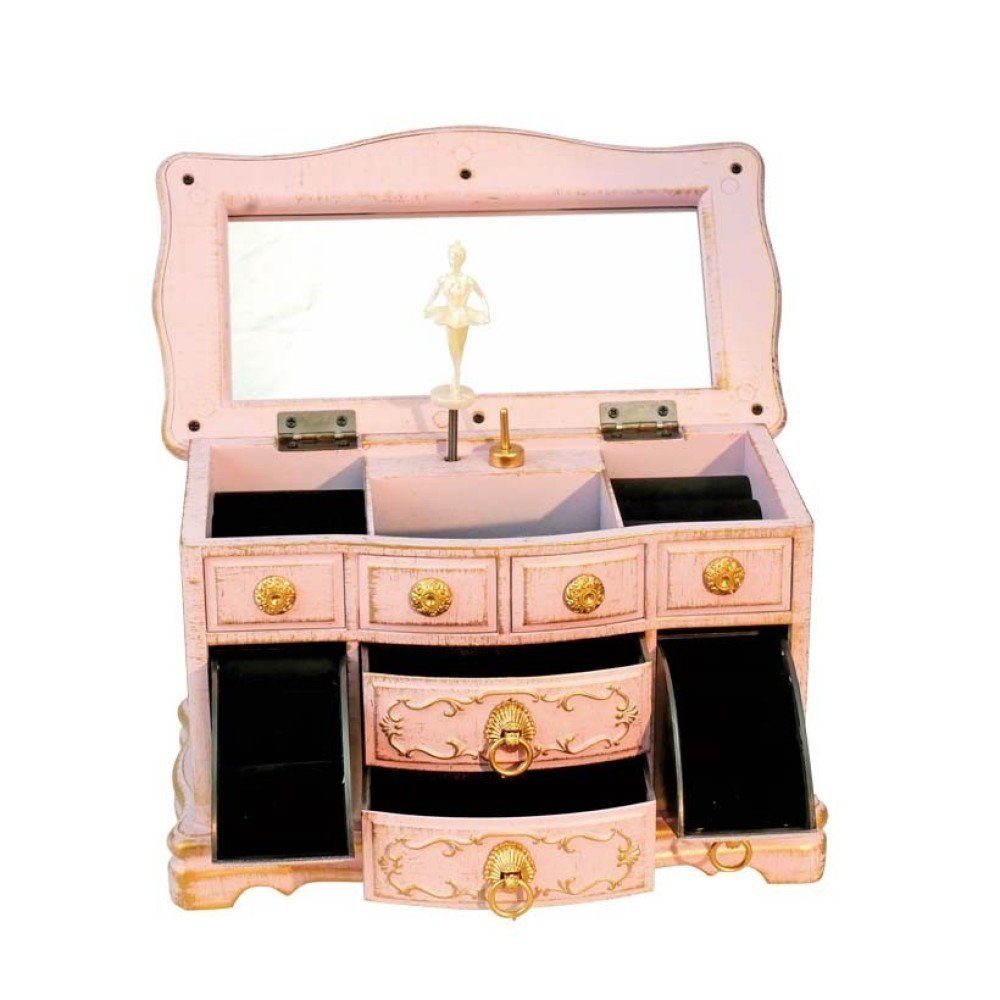 Musicboxworld Spieluhr Schmuckkommode rosa günstig online kaufen