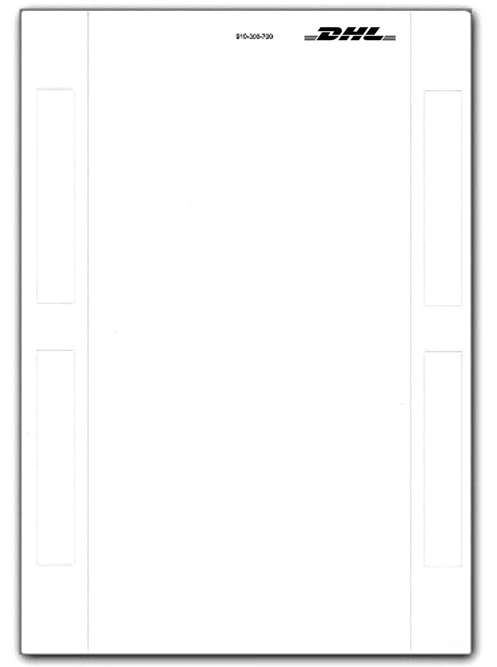 Brillibrum Aufkleber Adressaufkleber DHL A5 Aufkleber Versandetiketten Versandaufkleber