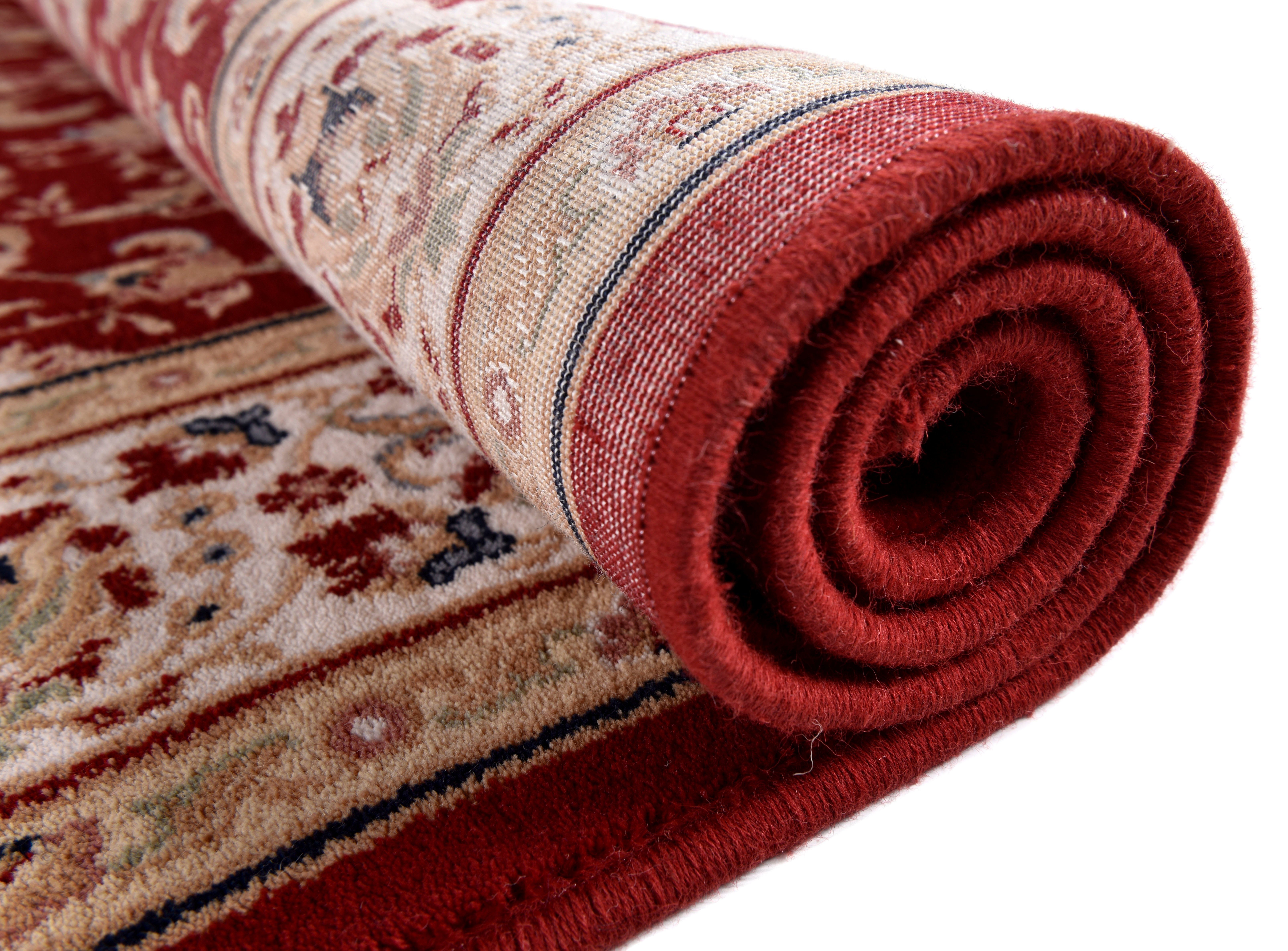 OTTO home Wollteppich Oriental D2, rechteckig, Höhe: 10 mm, reine Wolle, Orient-Optik, Wohnzimmer